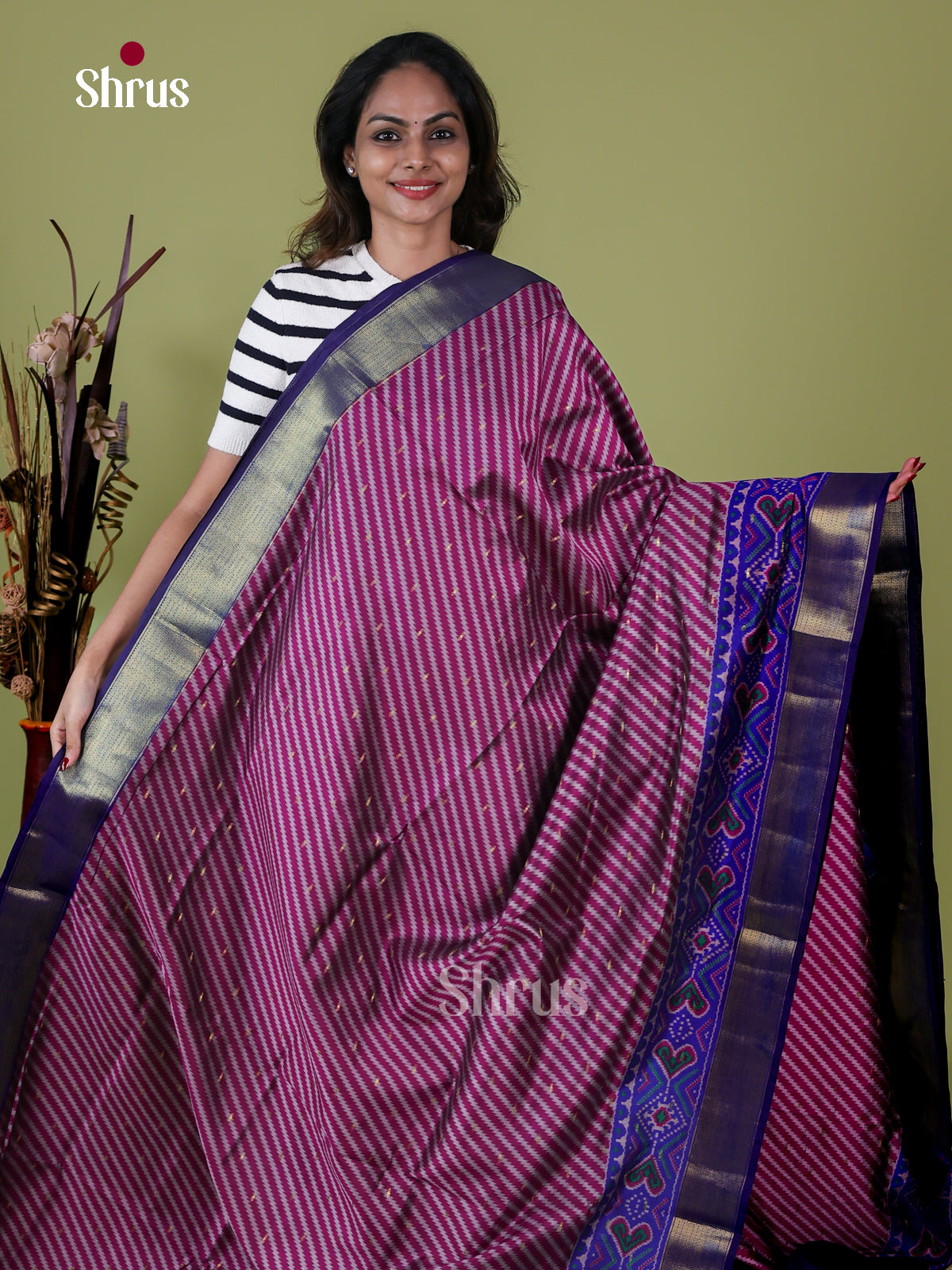Semi Patola Saree - EH18051