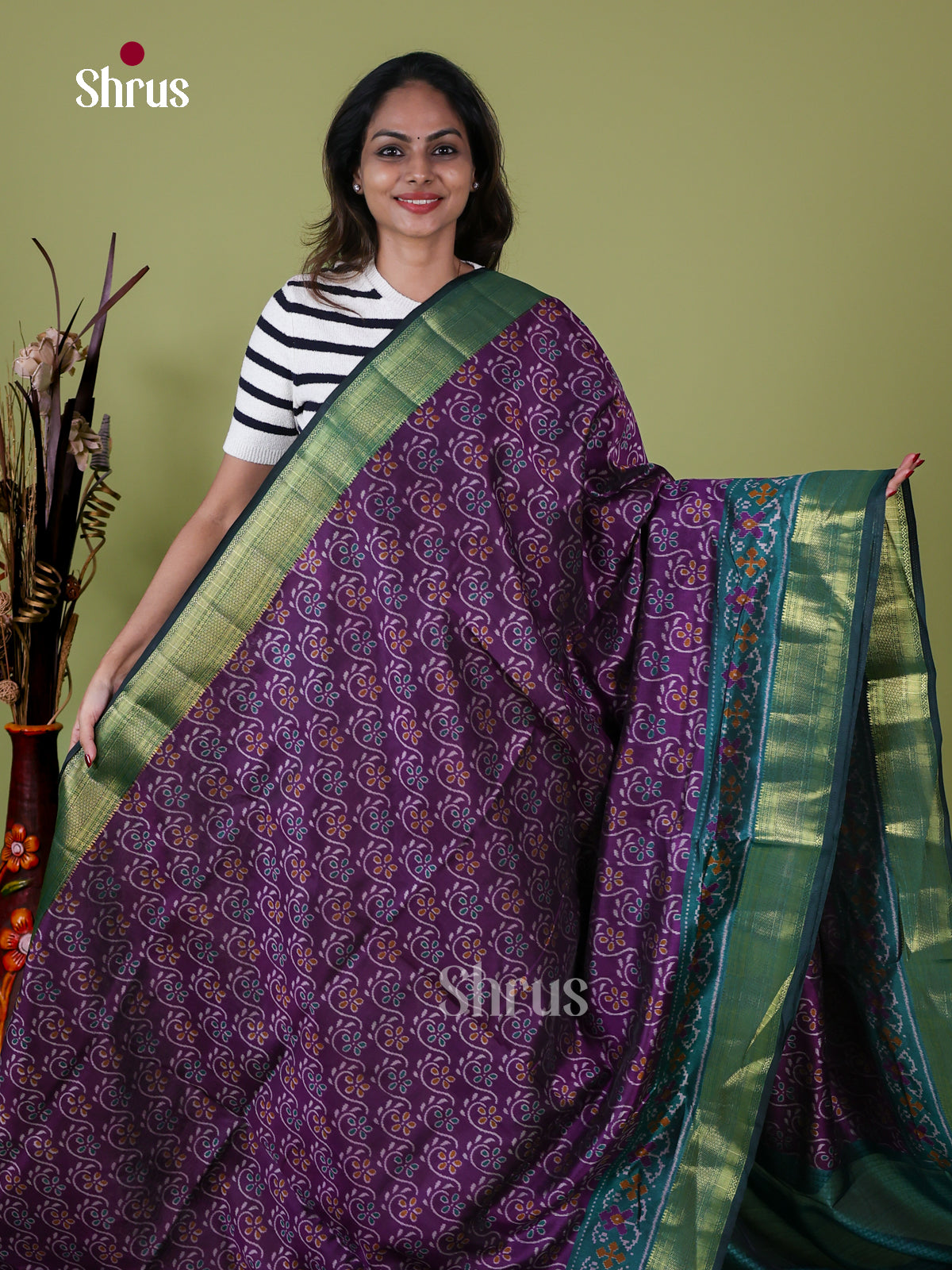 Semi Patola Saree - EH18052