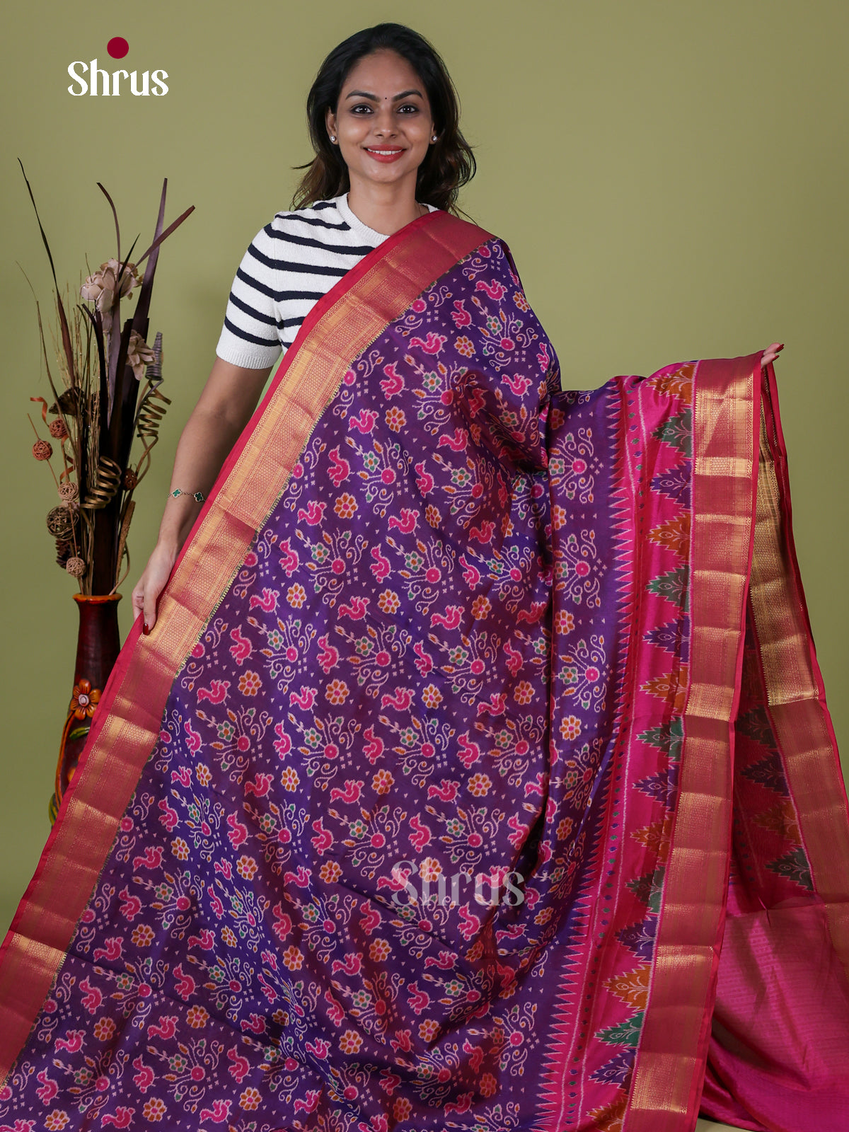Semi Patola Saree - EH18053