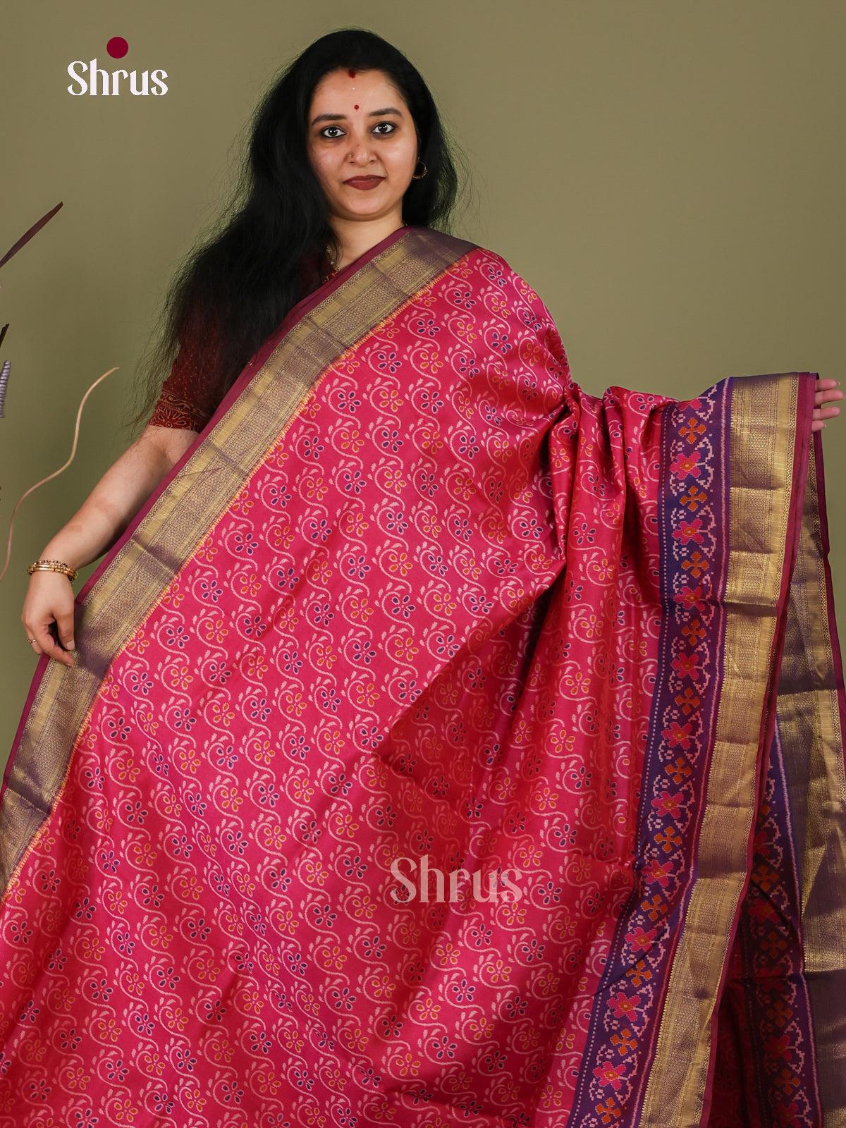 Semi Patola Saree - EH18056