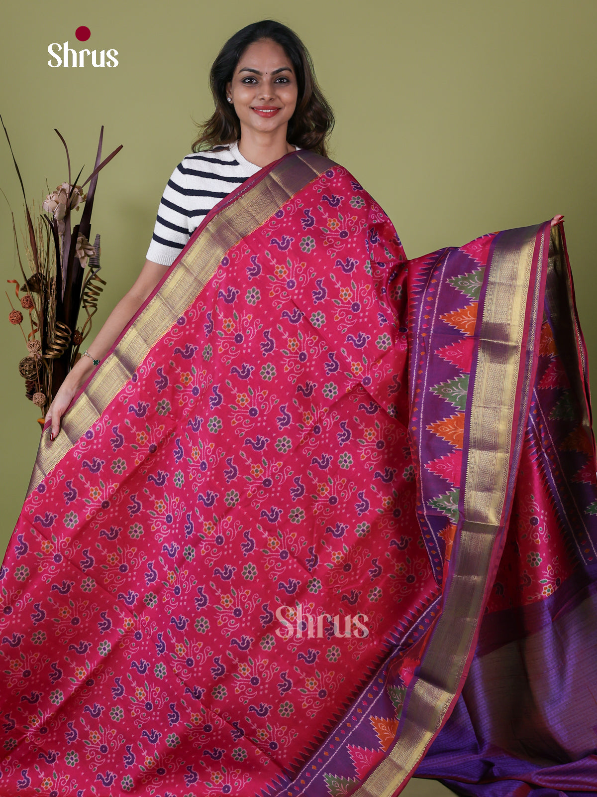Semi Patola Saree - EH18057
