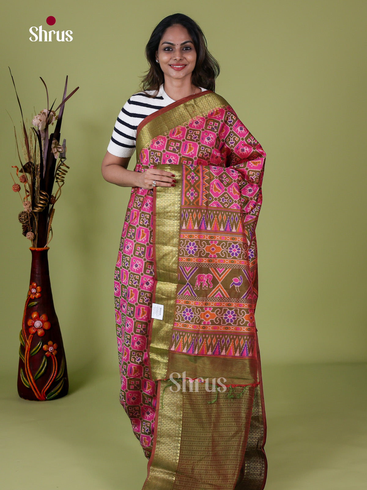 Semi Patola Saree - EH18058