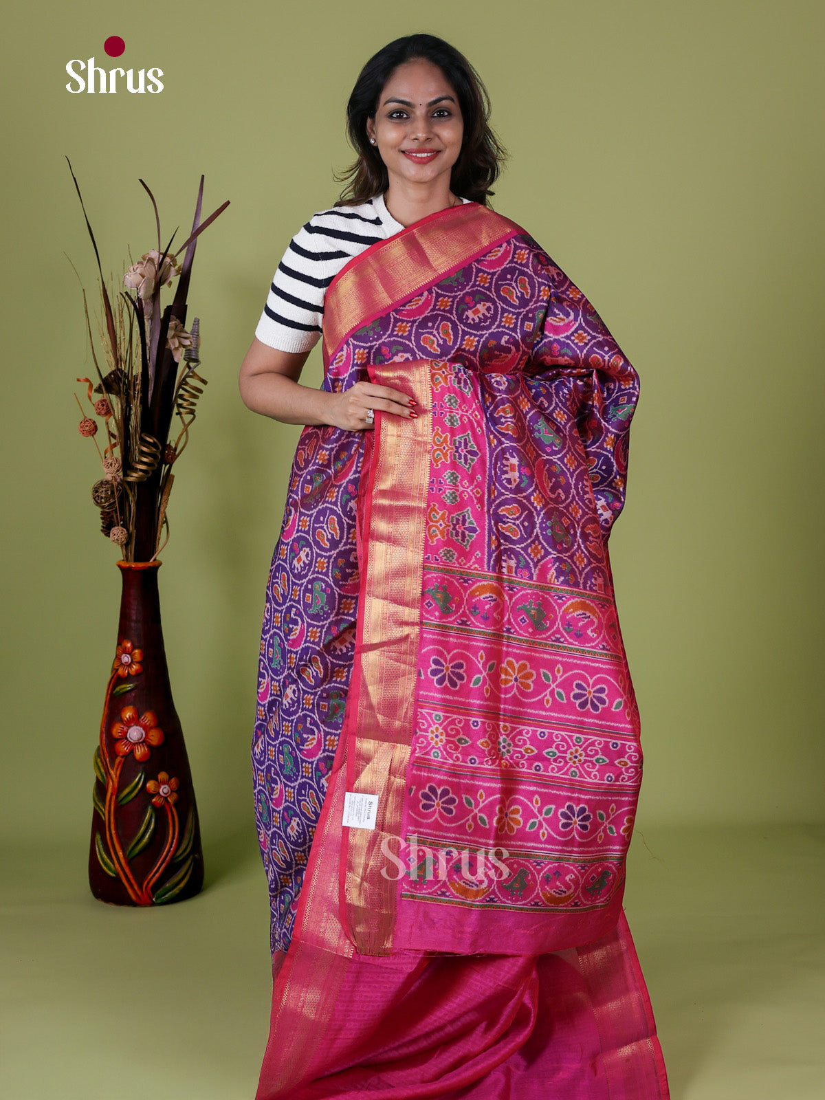 Semi Patola Saree - EH18060