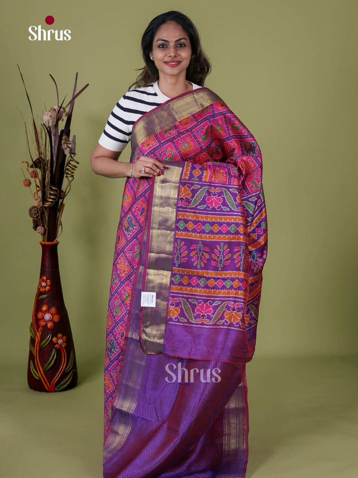 Semi Patola Saree - EH18061