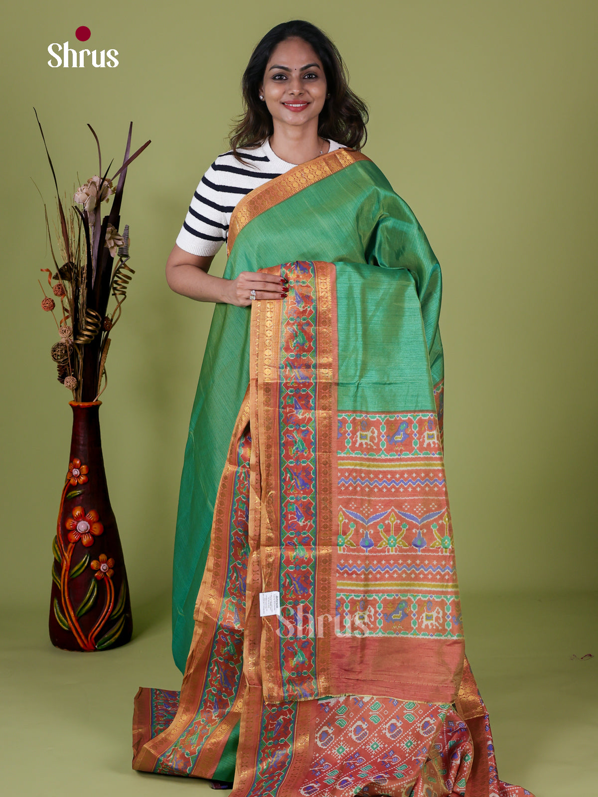 Semi Patola Saree - EH18073