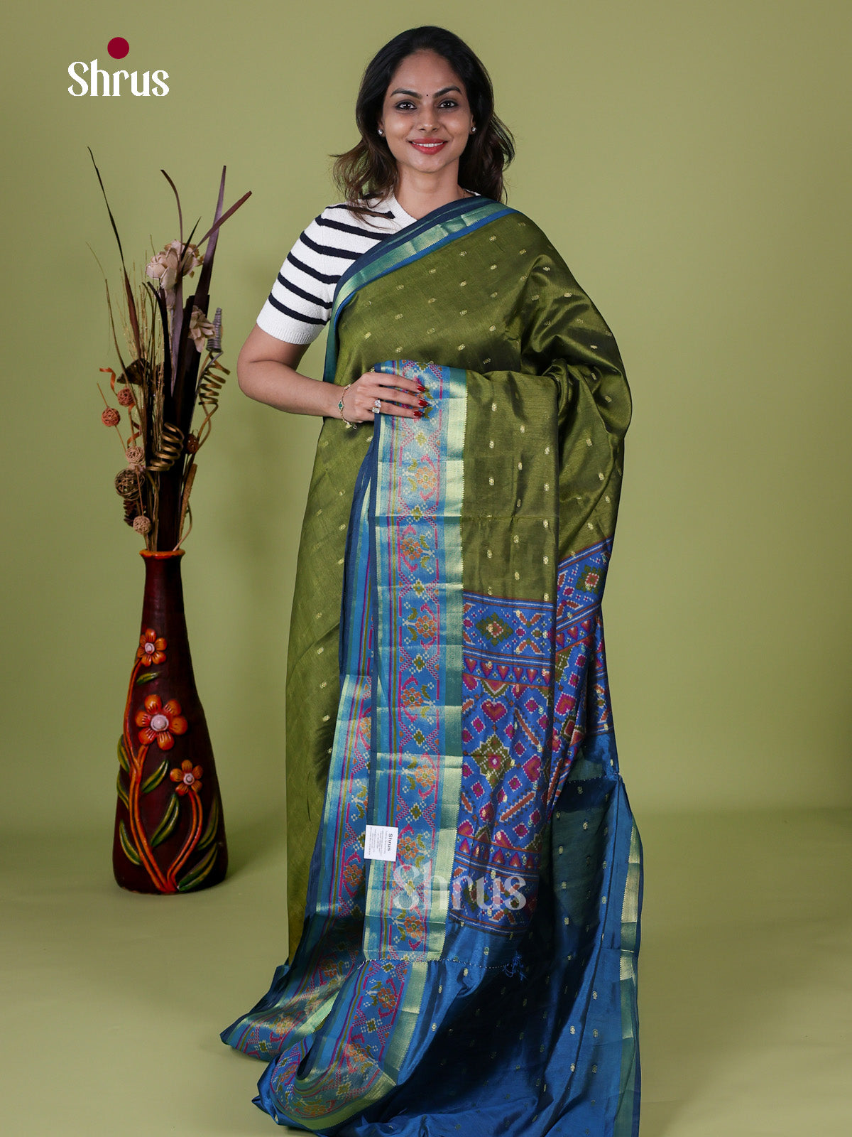 Semi Patola Saree - EH18077