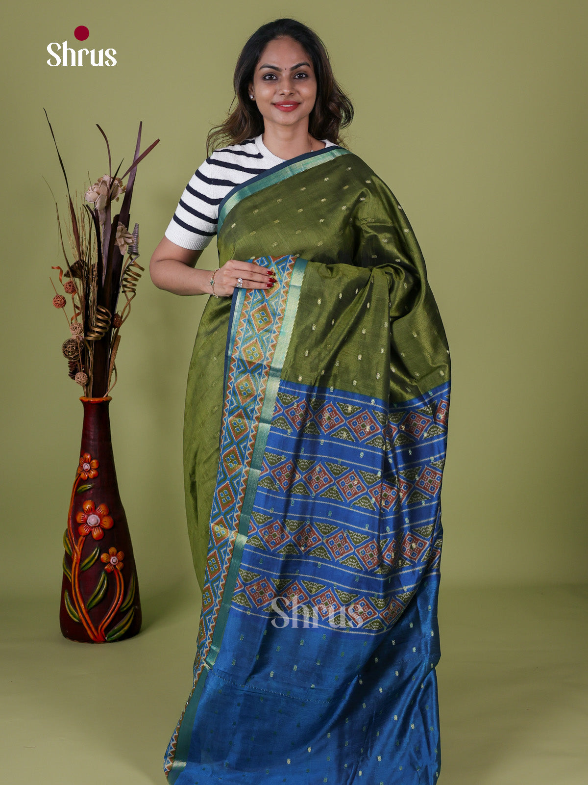 Semi Patola Saree - EH18078