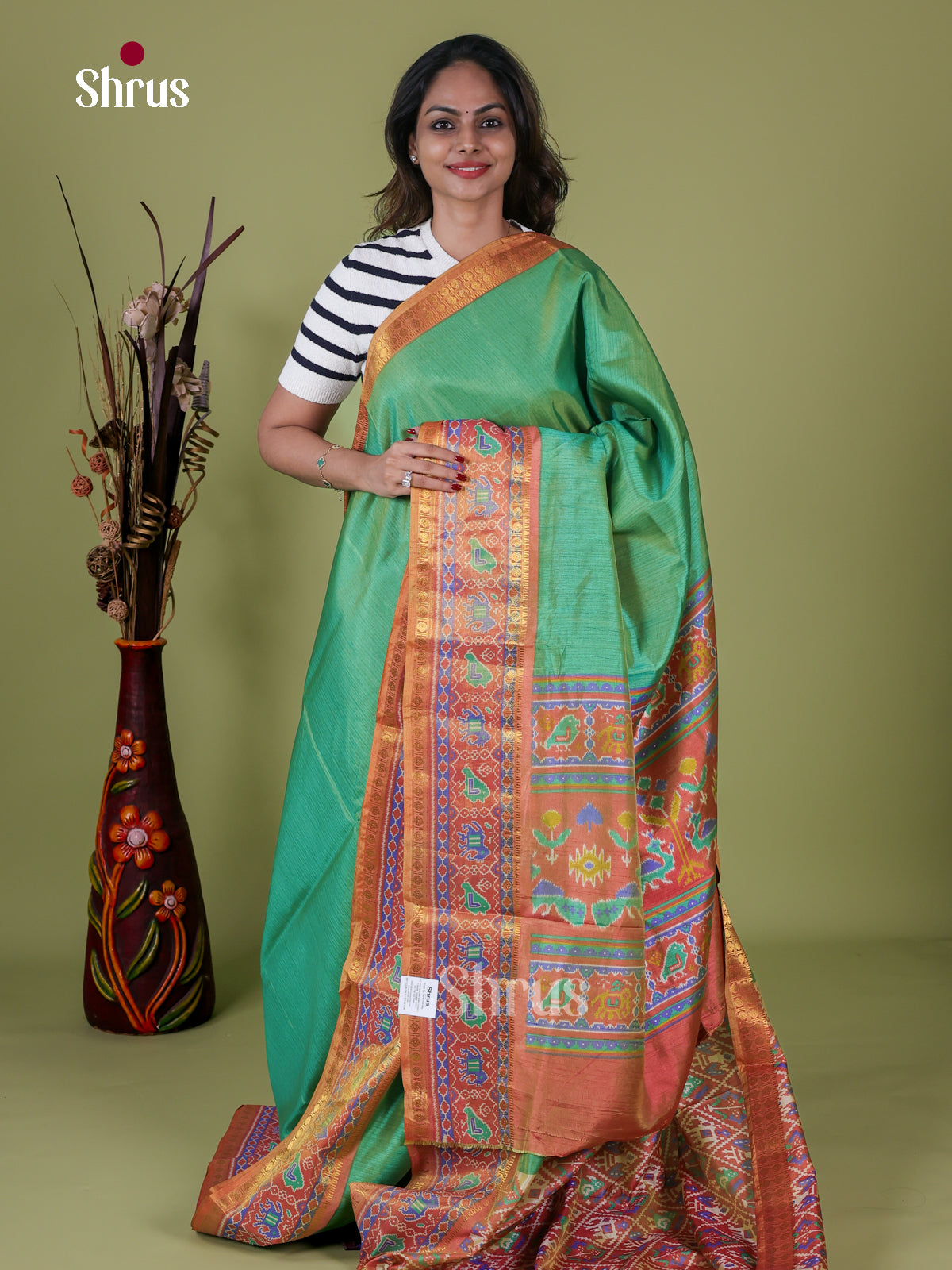 Semi Patola Saree - EH18085