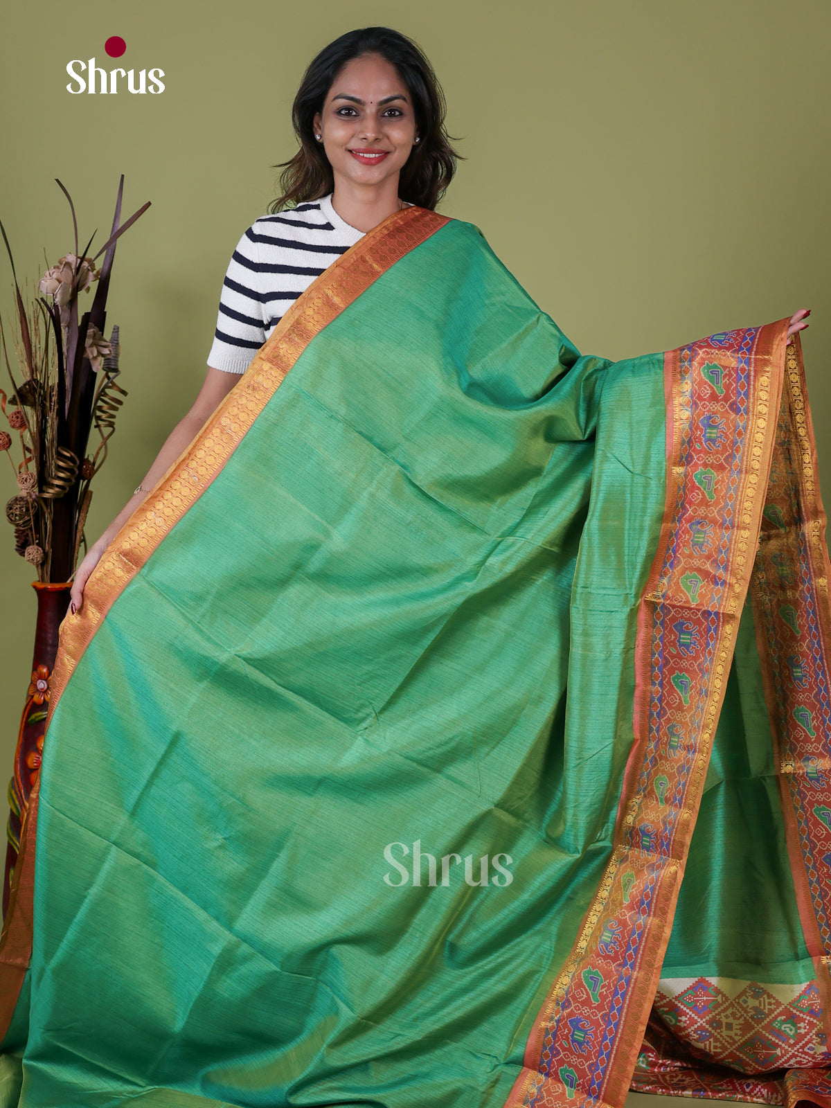 Semi Patola Saree - EH18085