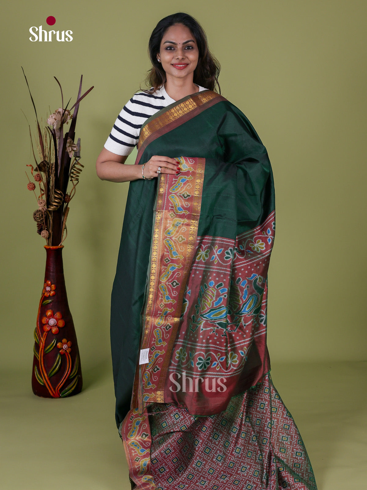 Semi Patola Saree - EH18090