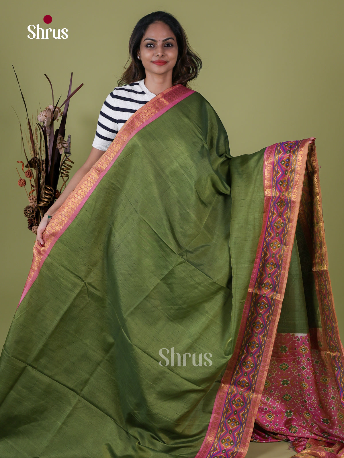 Semi Patola Saree - EH18092