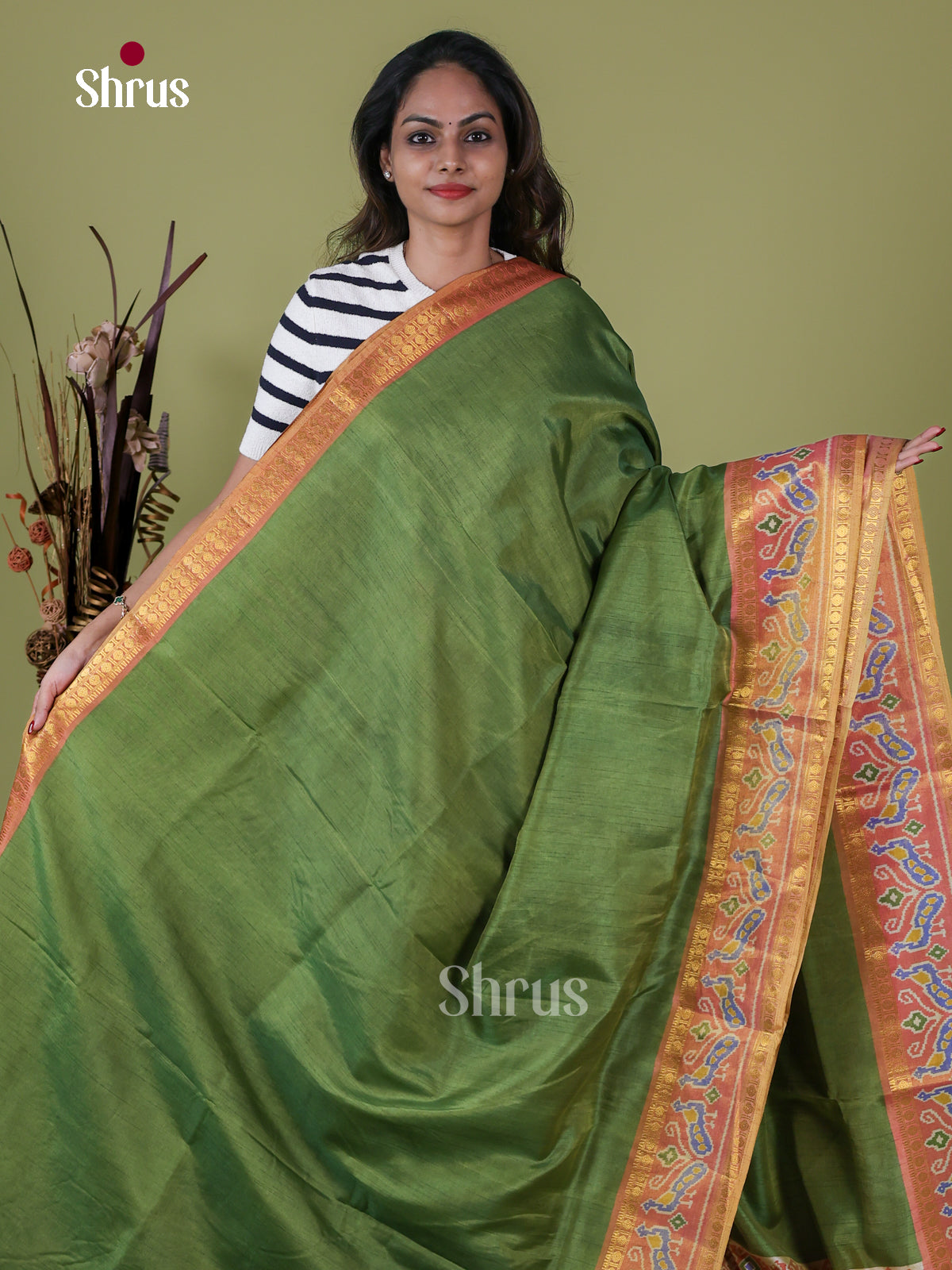 Semi Patola Saree - EH18096