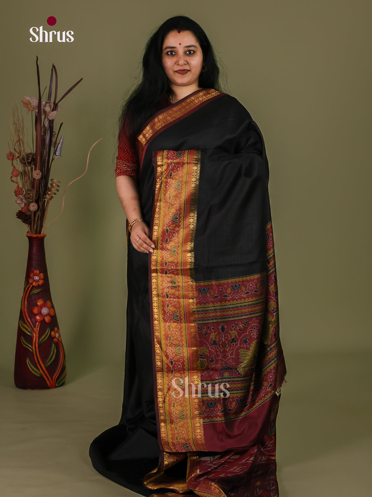 Semi Patola Saree - EH18102