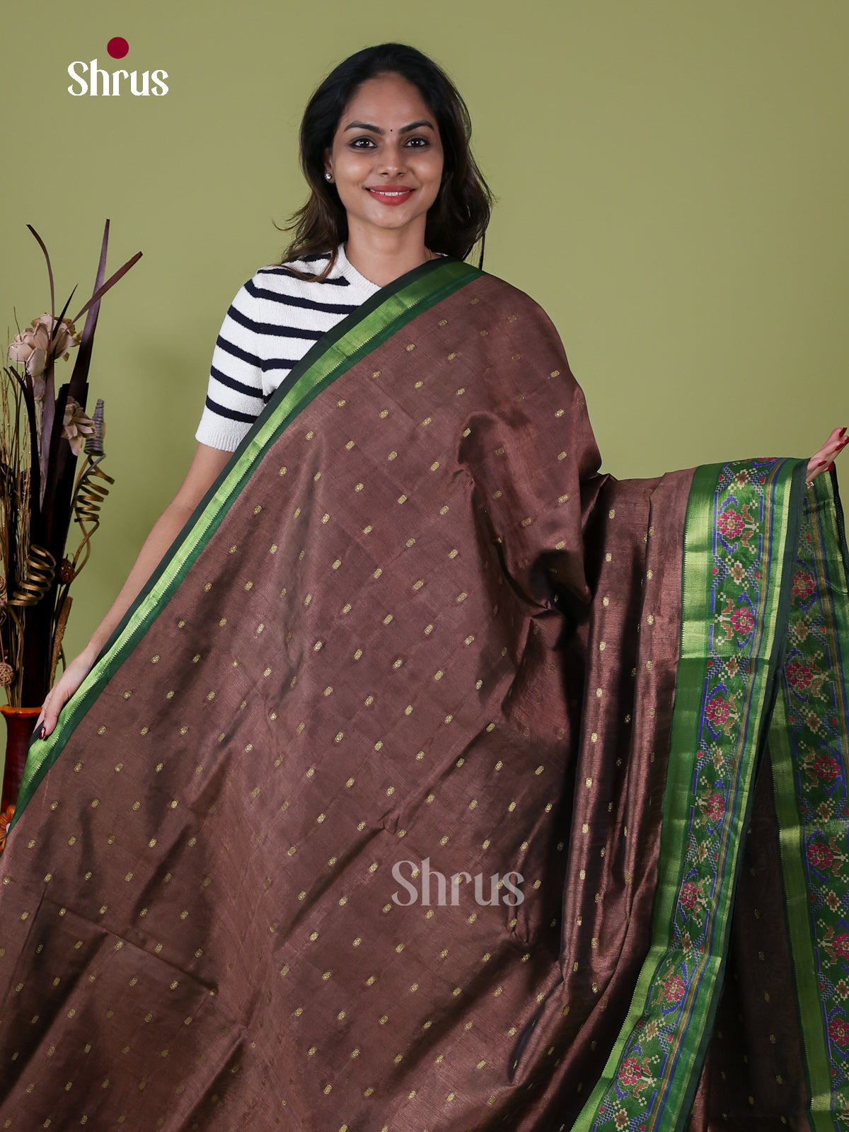 Semi Patola Saree - EH18104