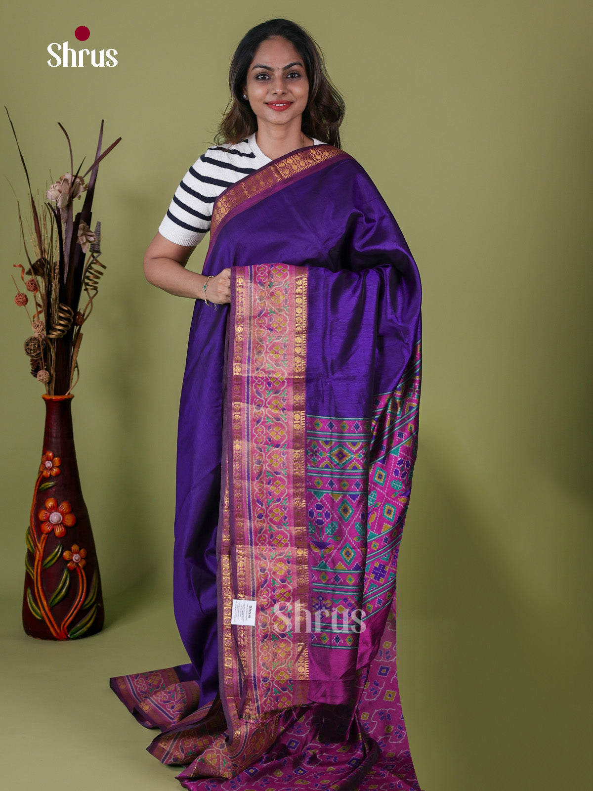 Semi Patola Saree - EH18110