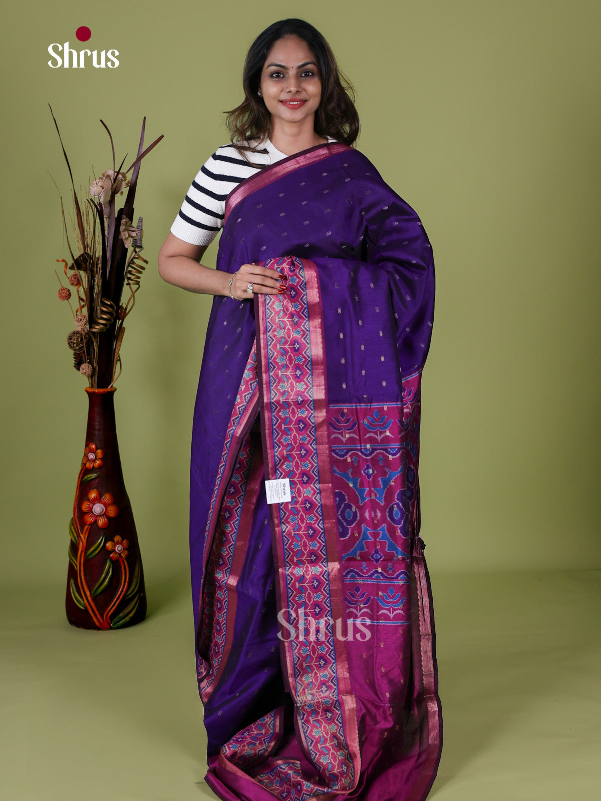 Semi Patola Saree - EH18115