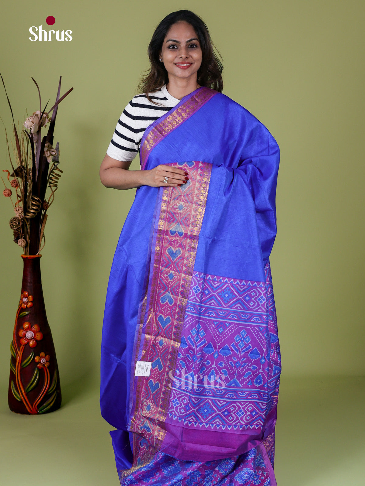 Semi Patola Saree - EH18125