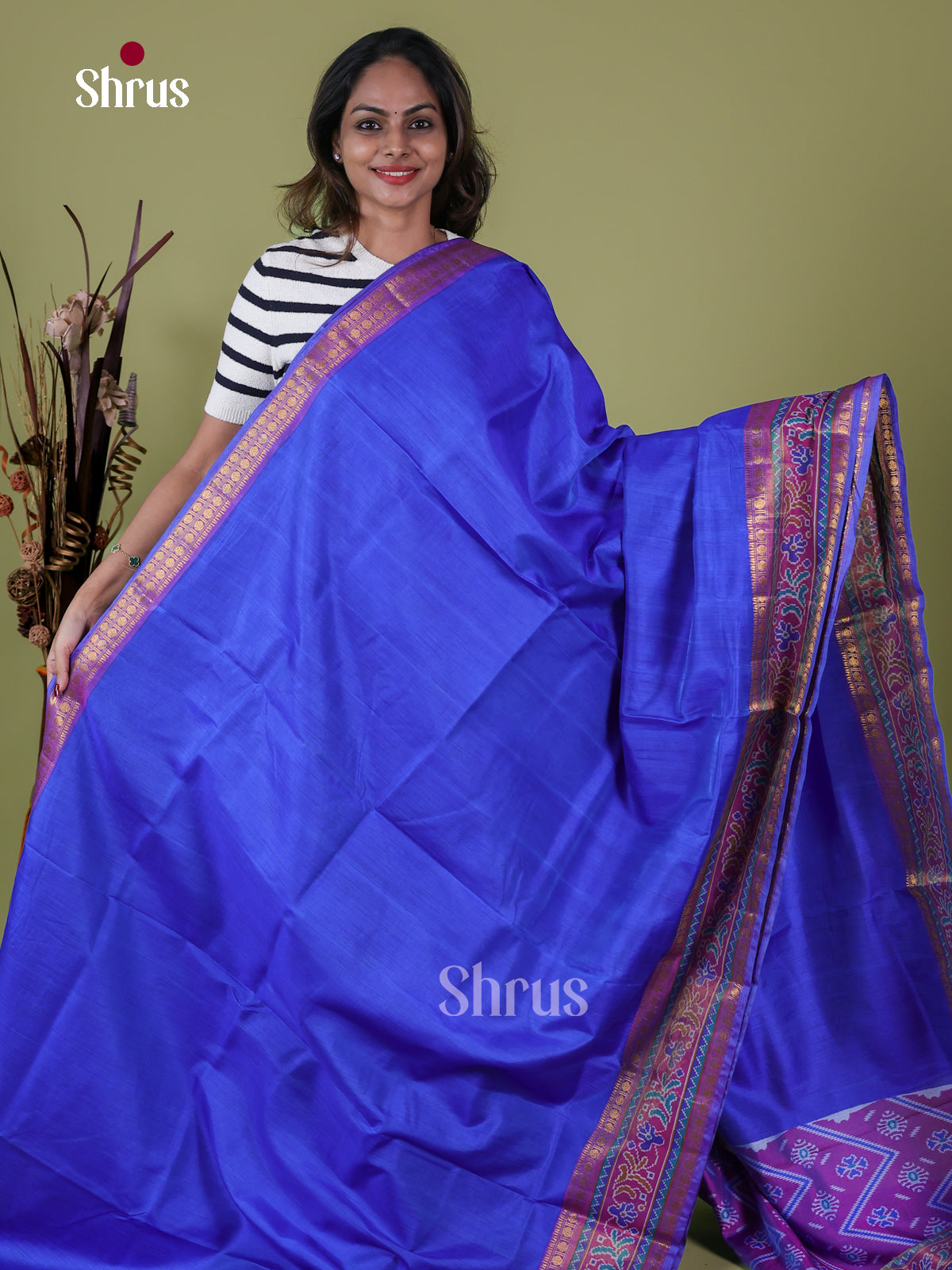 Semi Patola Saree - EH18126