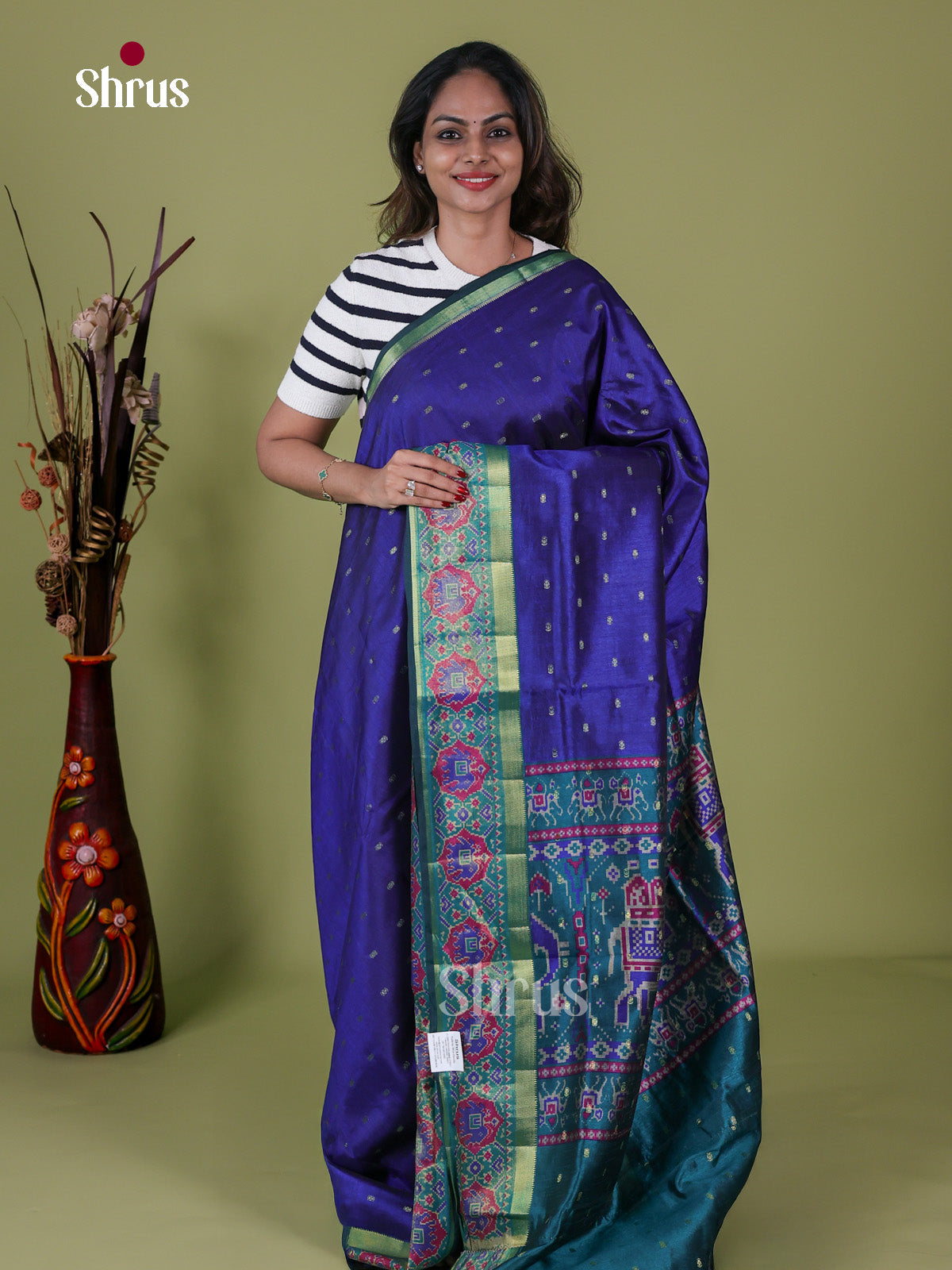 Semi Patola Saree - EH18127