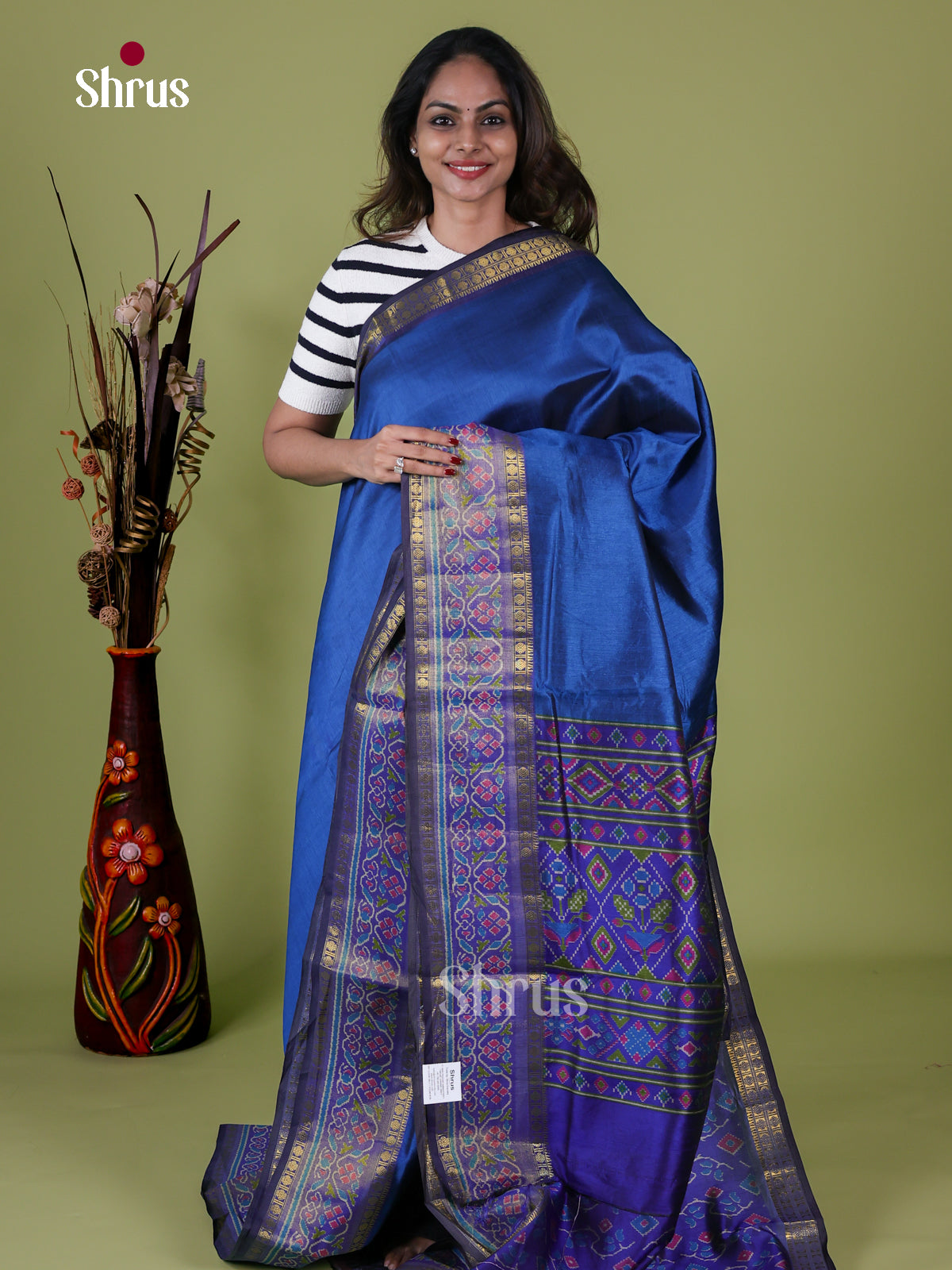 Semi Patola Saree - EH18137