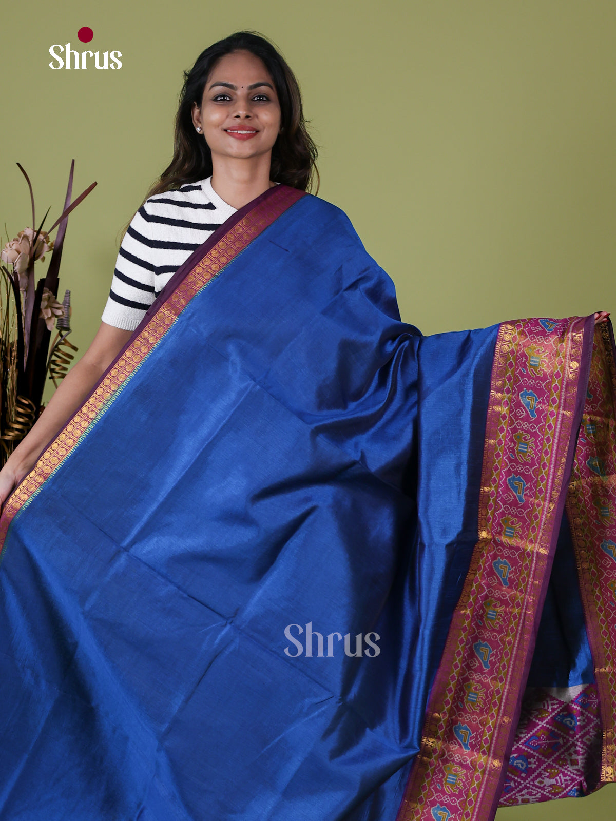 Semi Patola Saree - EH18143