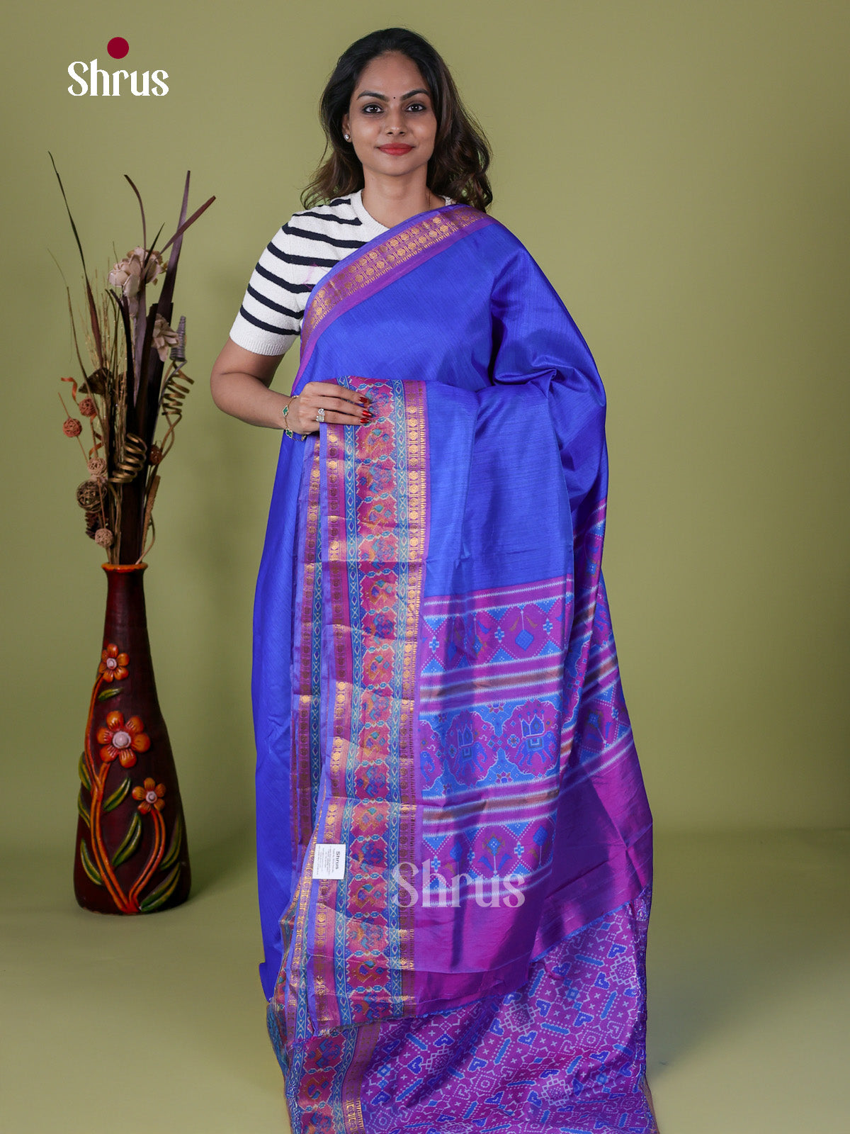 Semi Patola Saree - EH18149