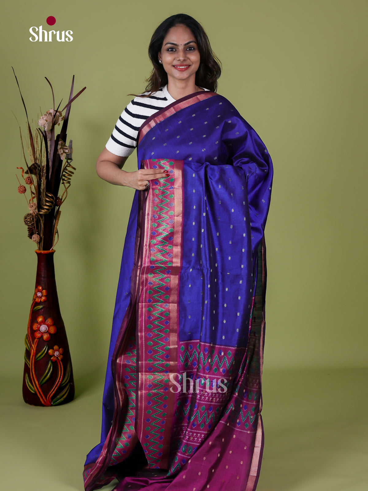 Semi Patola Saree - EH18155