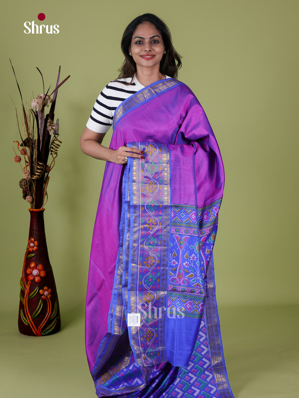 Semi Patola Saree - EH18167