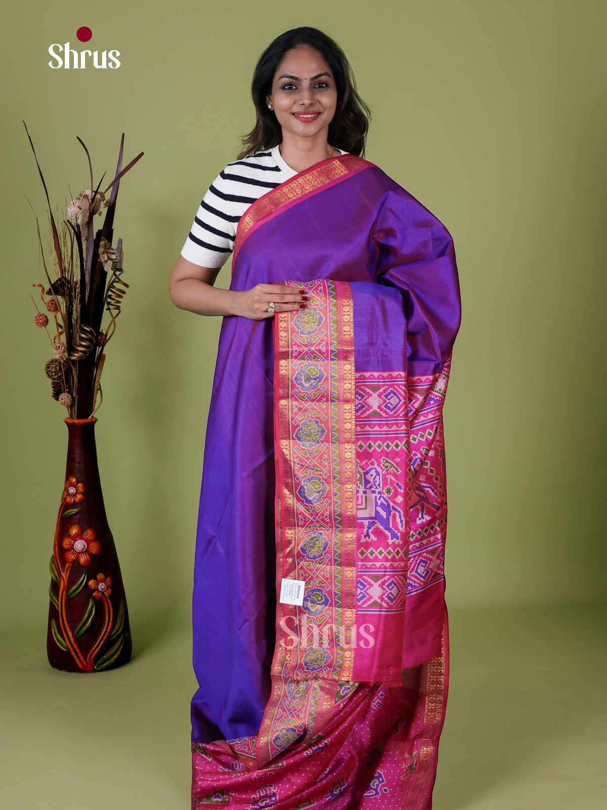 Semi Patola Saree - EH18168
