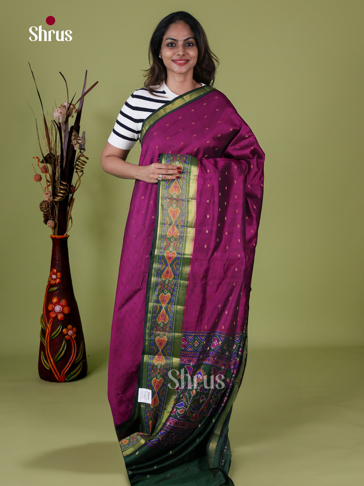Semi Patola Saree - EH18172