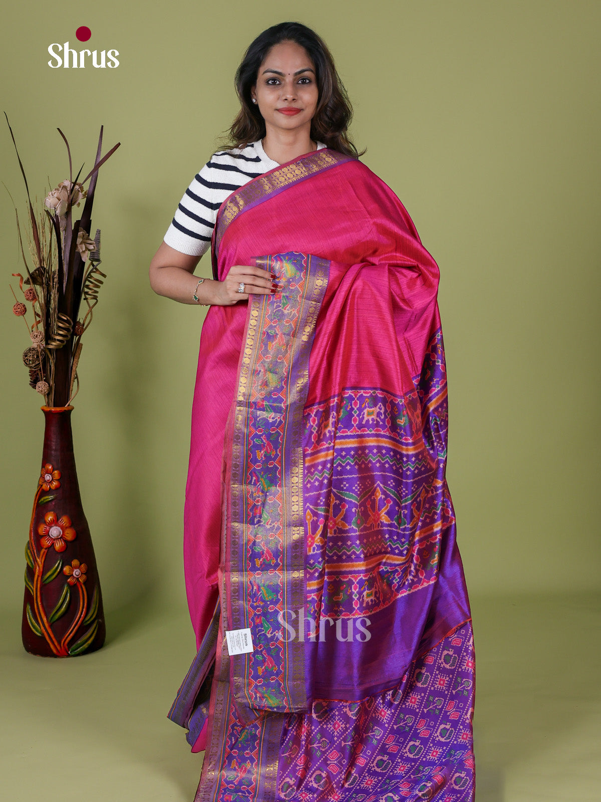 Semi Patola Saree - EH18175