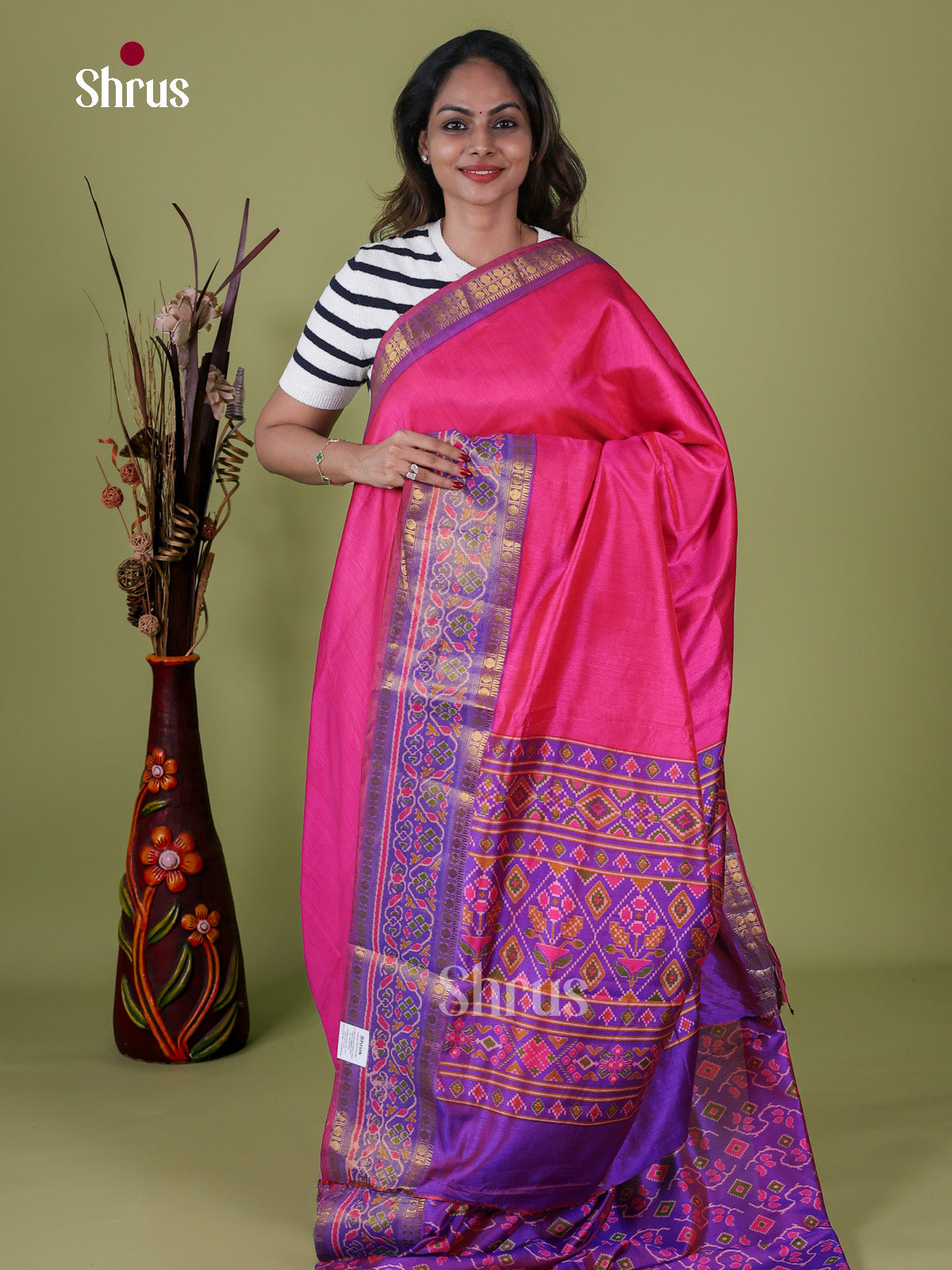 Semi Patola Saree - EH18180