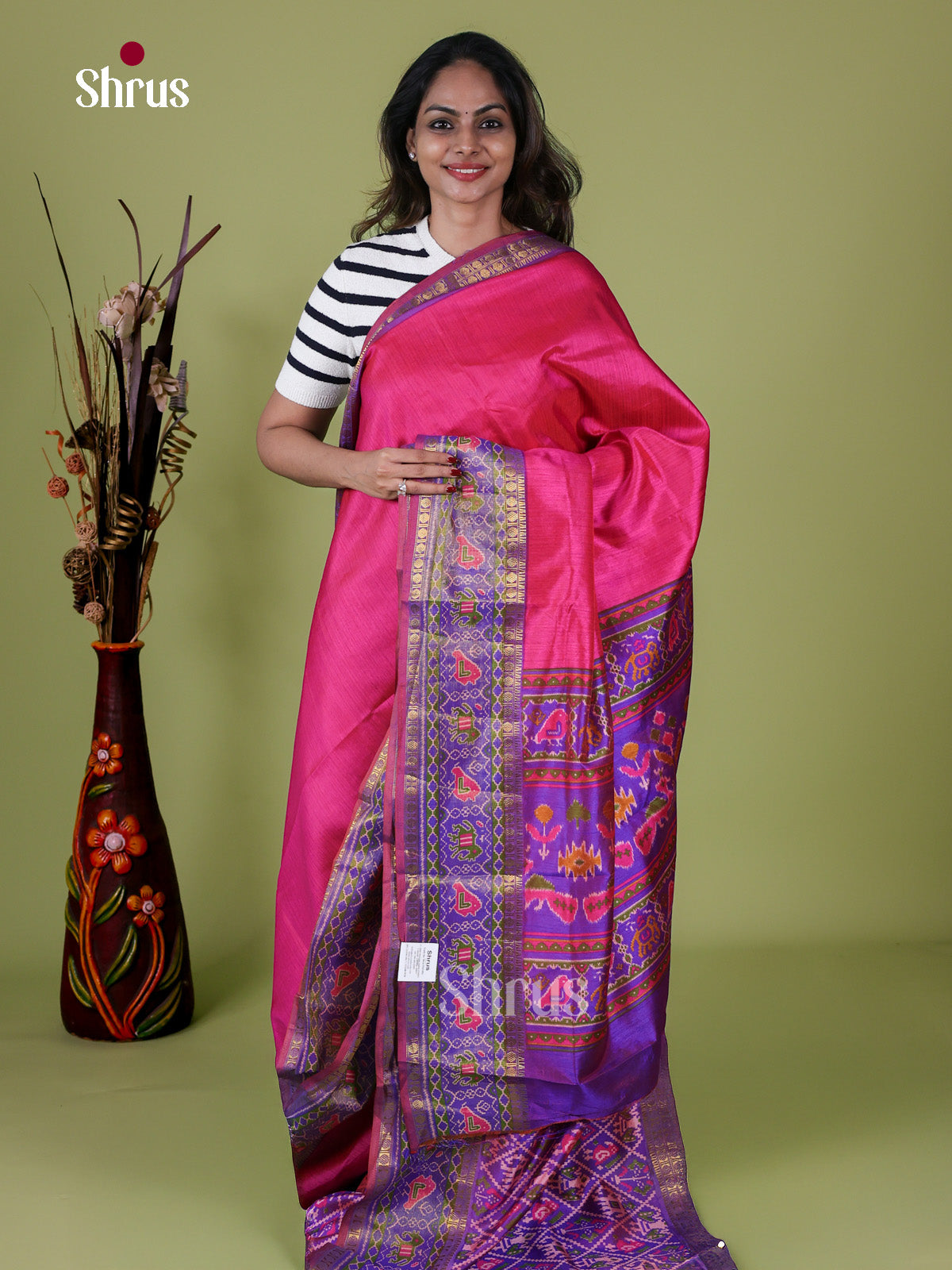 Semi Patola Saree - EH18182