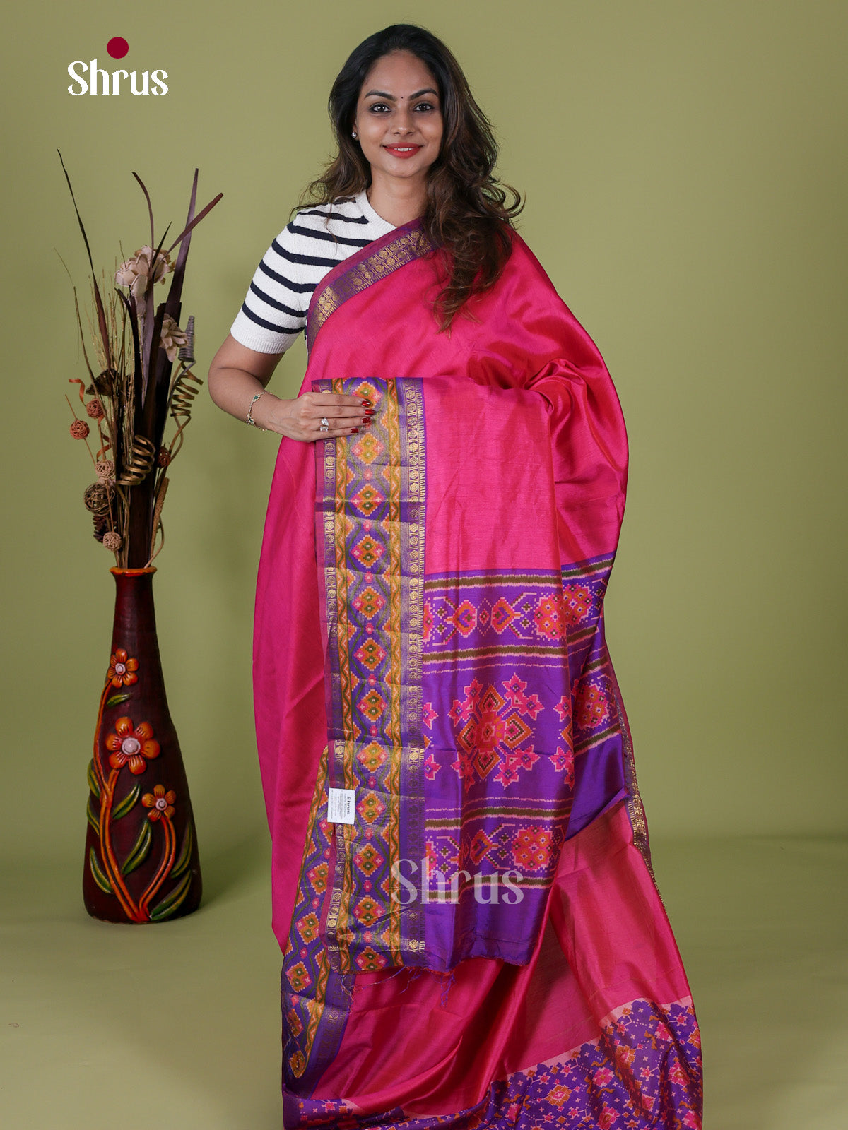 Semi Patola Saree - EH18184