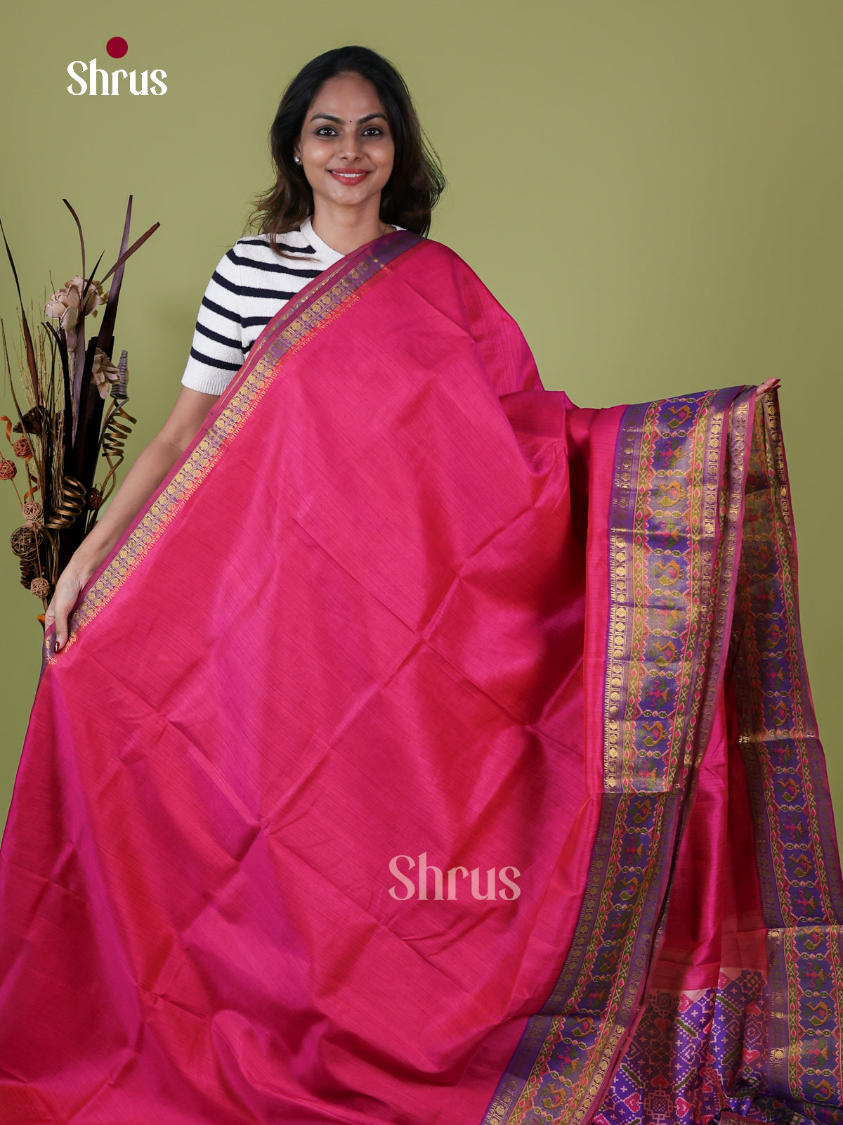 Semi Patola Saree - EH18185