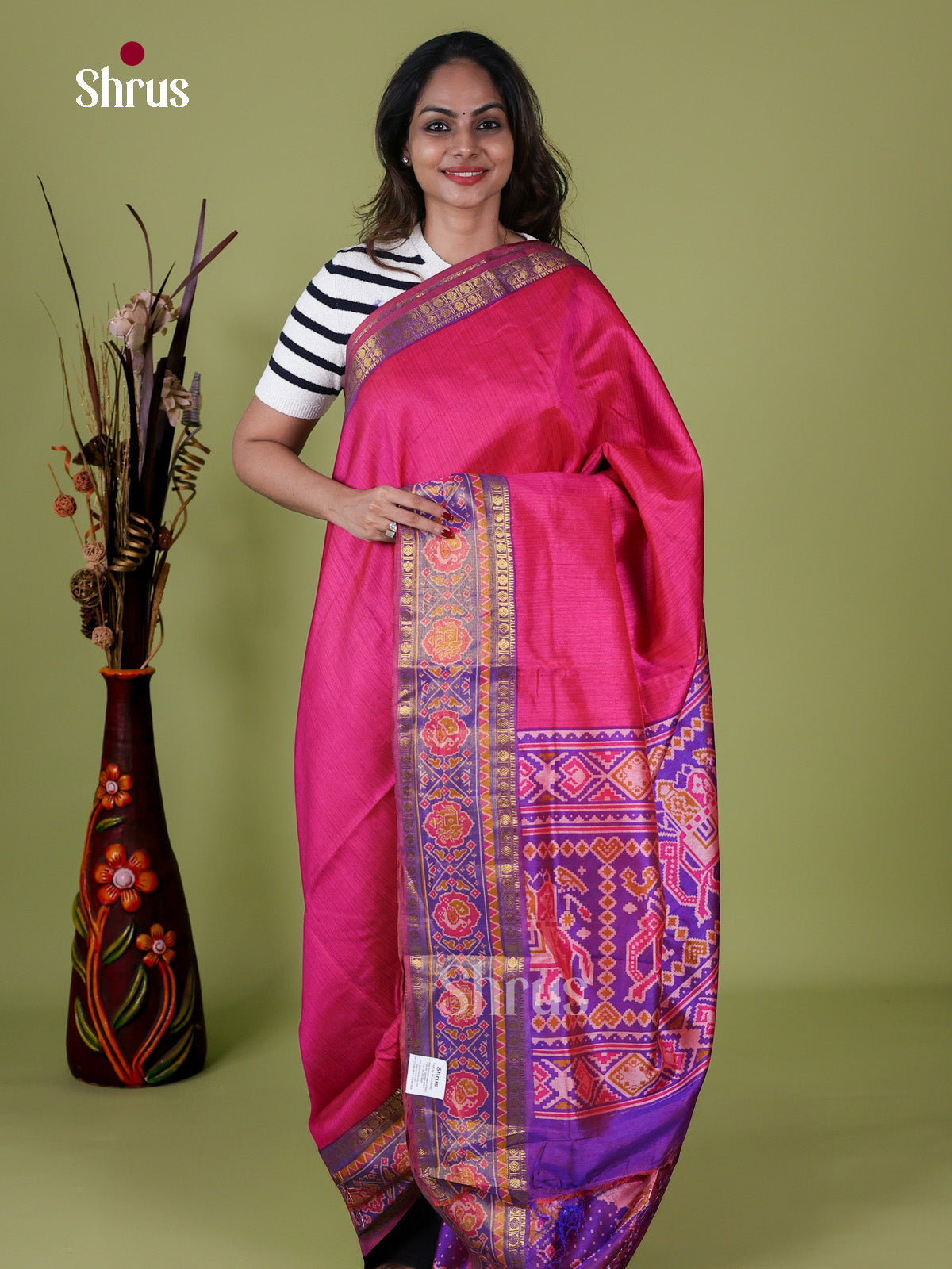 Semi Patola Saree - EH18186
