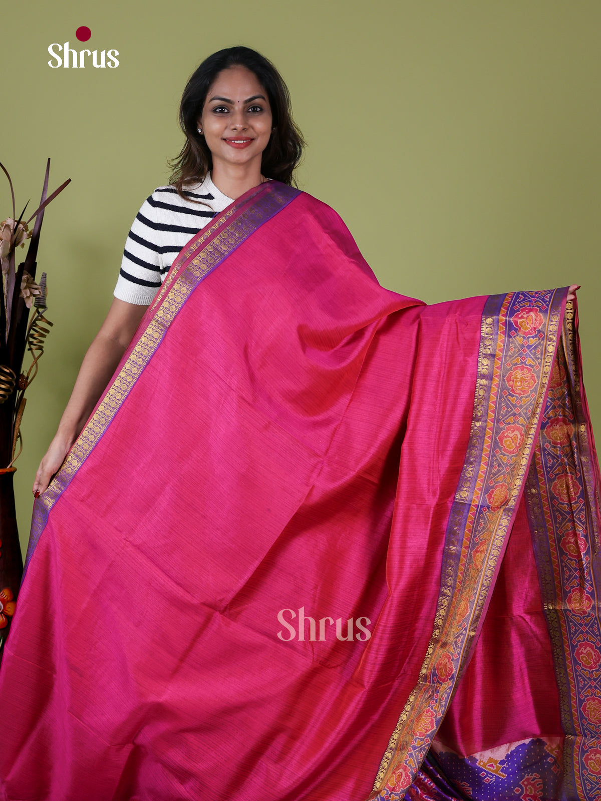 Semi Patola Saree - EH18186