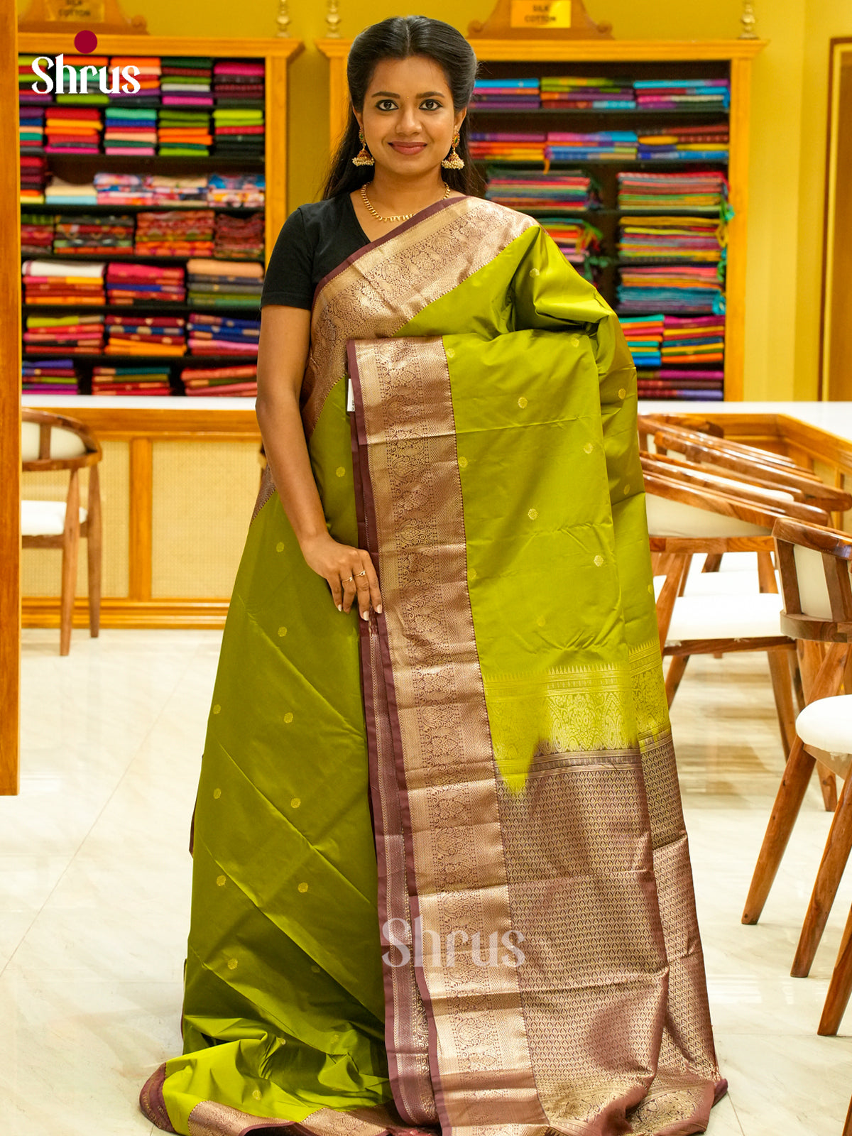 Kanchipuram-halfpure Saree - EH19006