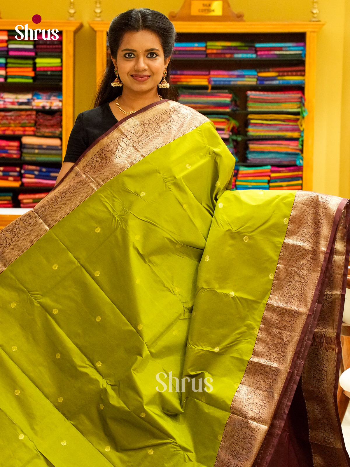 Kanchipuram-halfpure Saree - EH19006