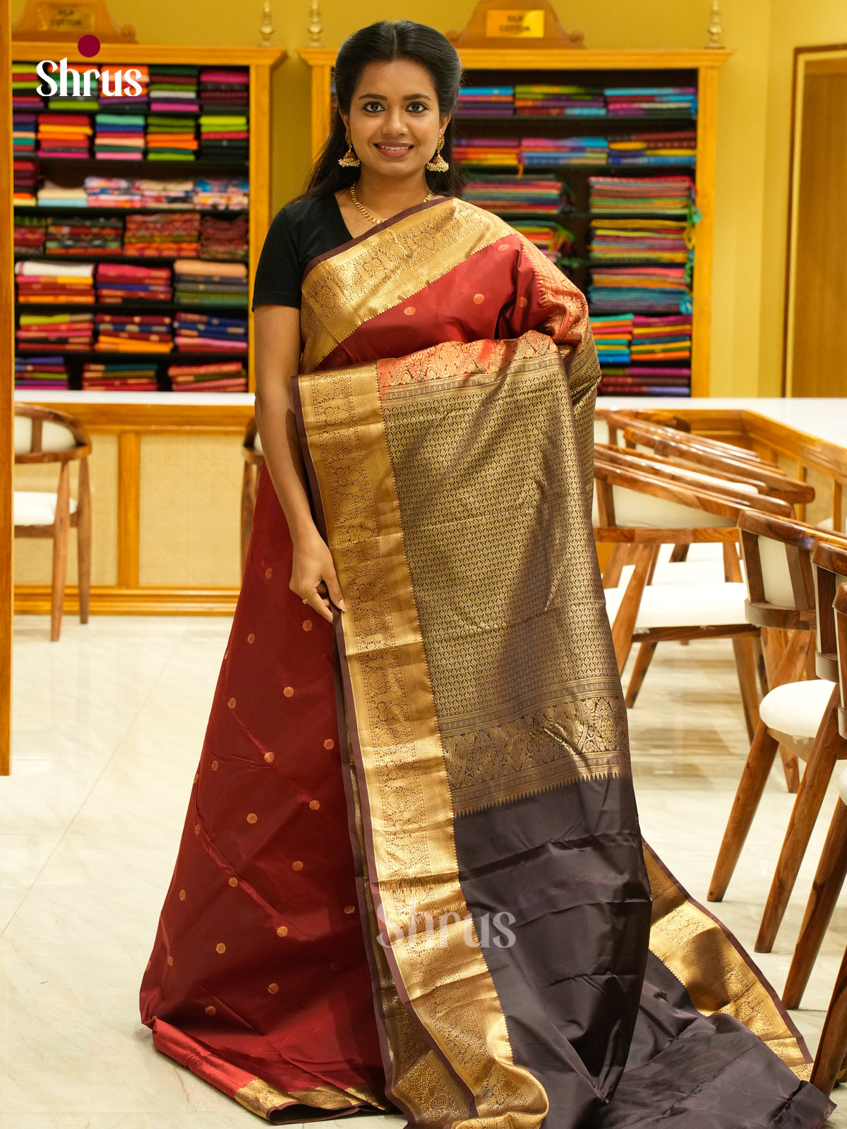 Kanchipuram-halfpure Saree - EH19010