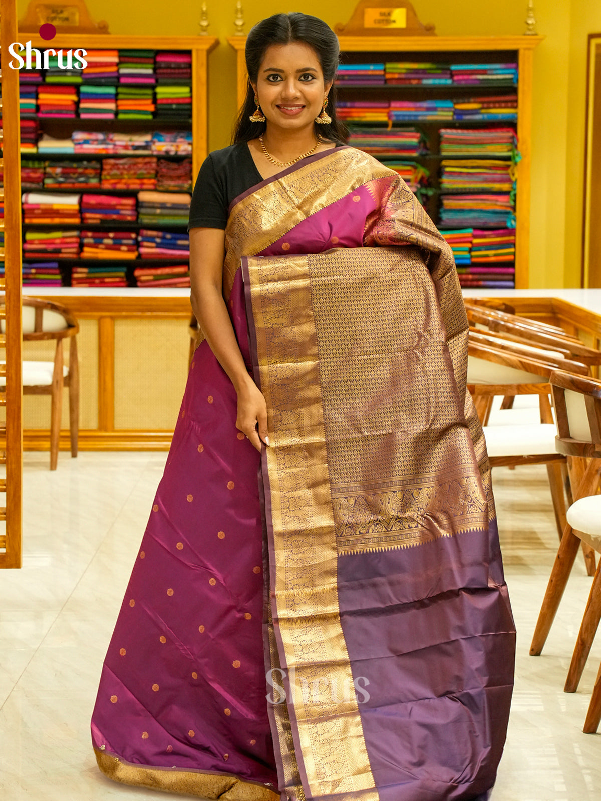 Kanchipuram-halfpure Saree - EH19011