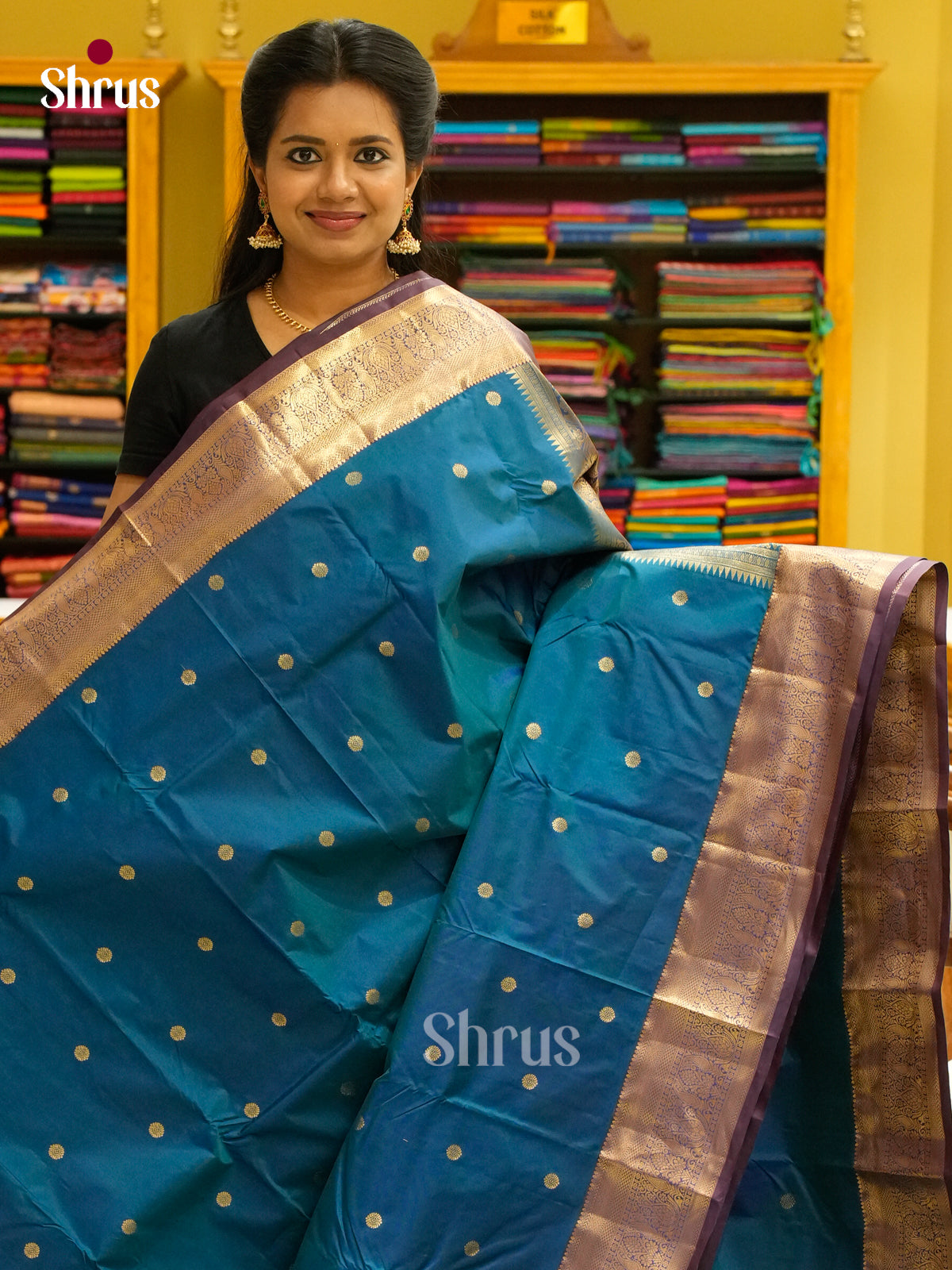 Kanchipuram-halfpure Saree - EH19012