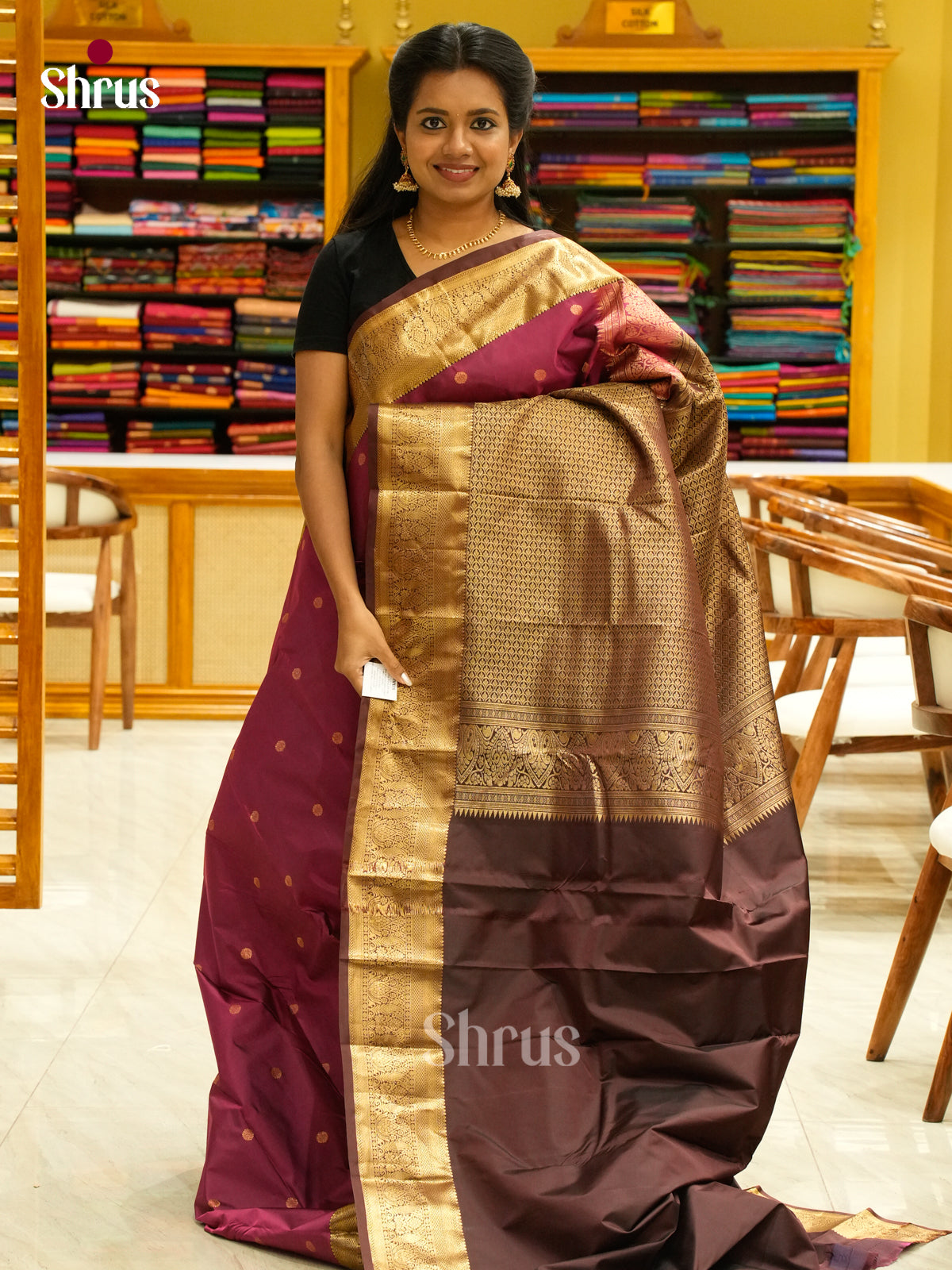 Kanchipuram-halfpure Saree - EH19016