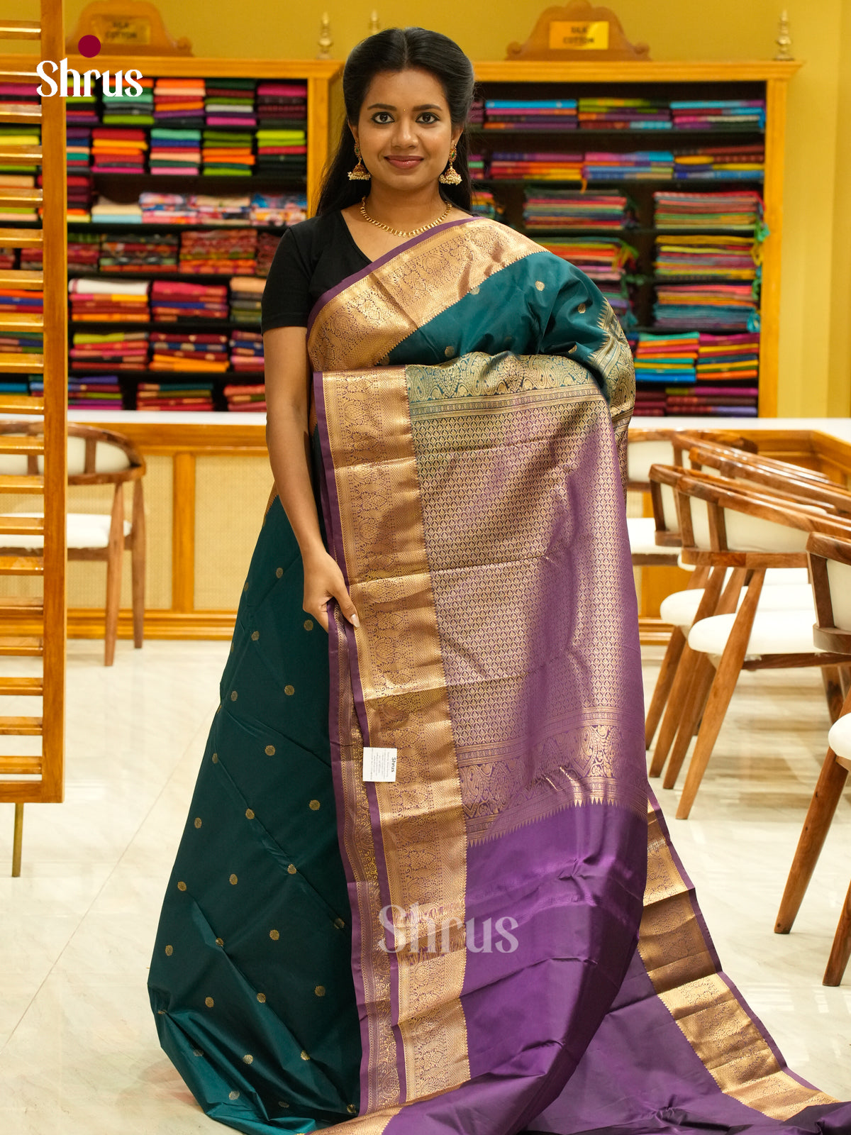 Kanchipuram-halfpure Saree - EH19019
