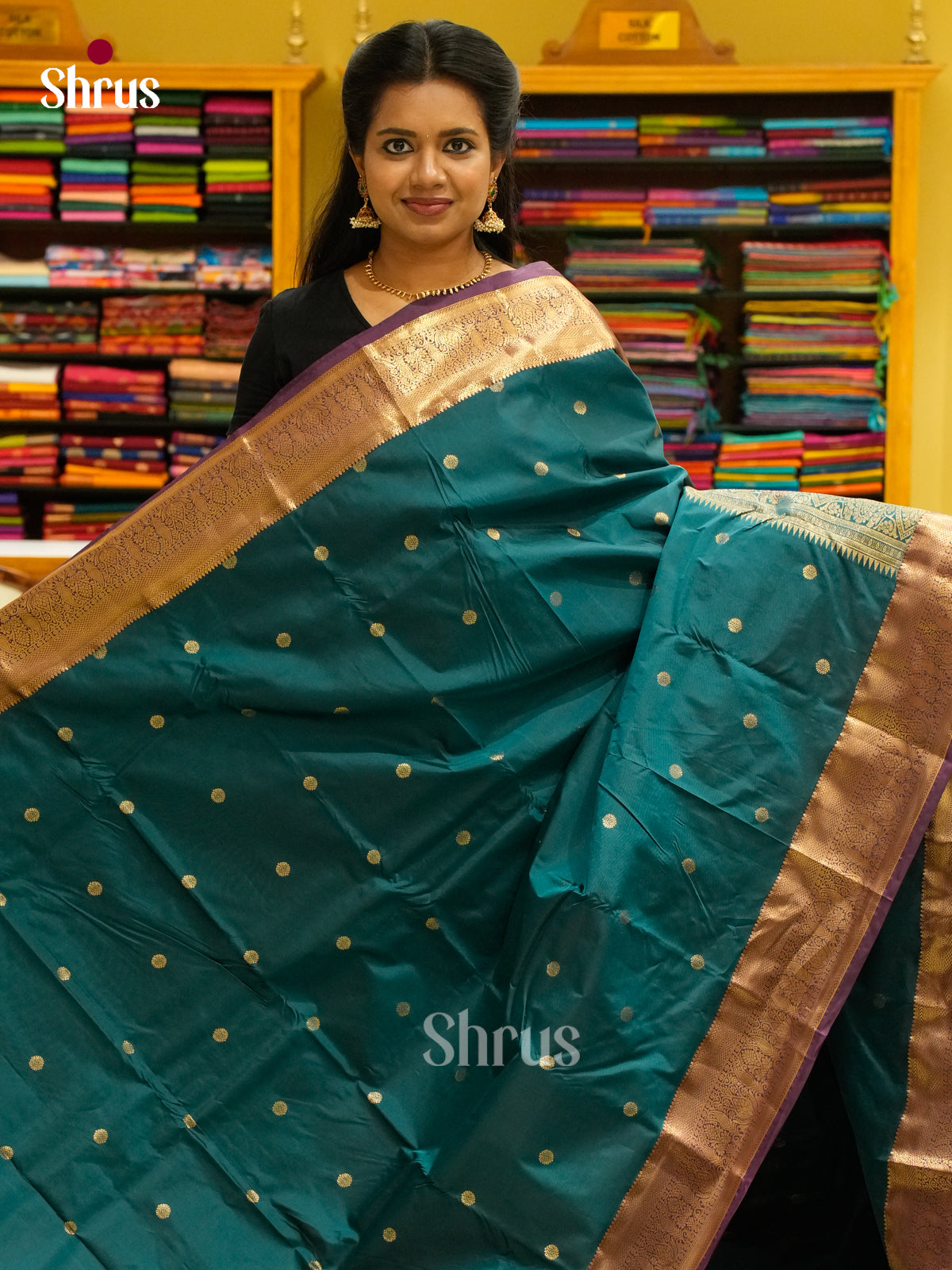 Kanchipuram-halfpure Saree - EH19019