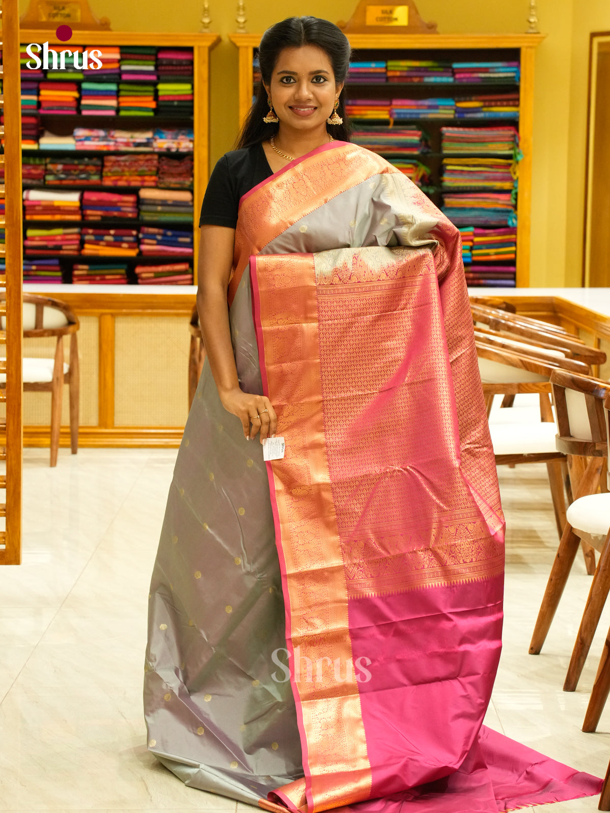 Kanchipuram-halfpure Saree - EH19023