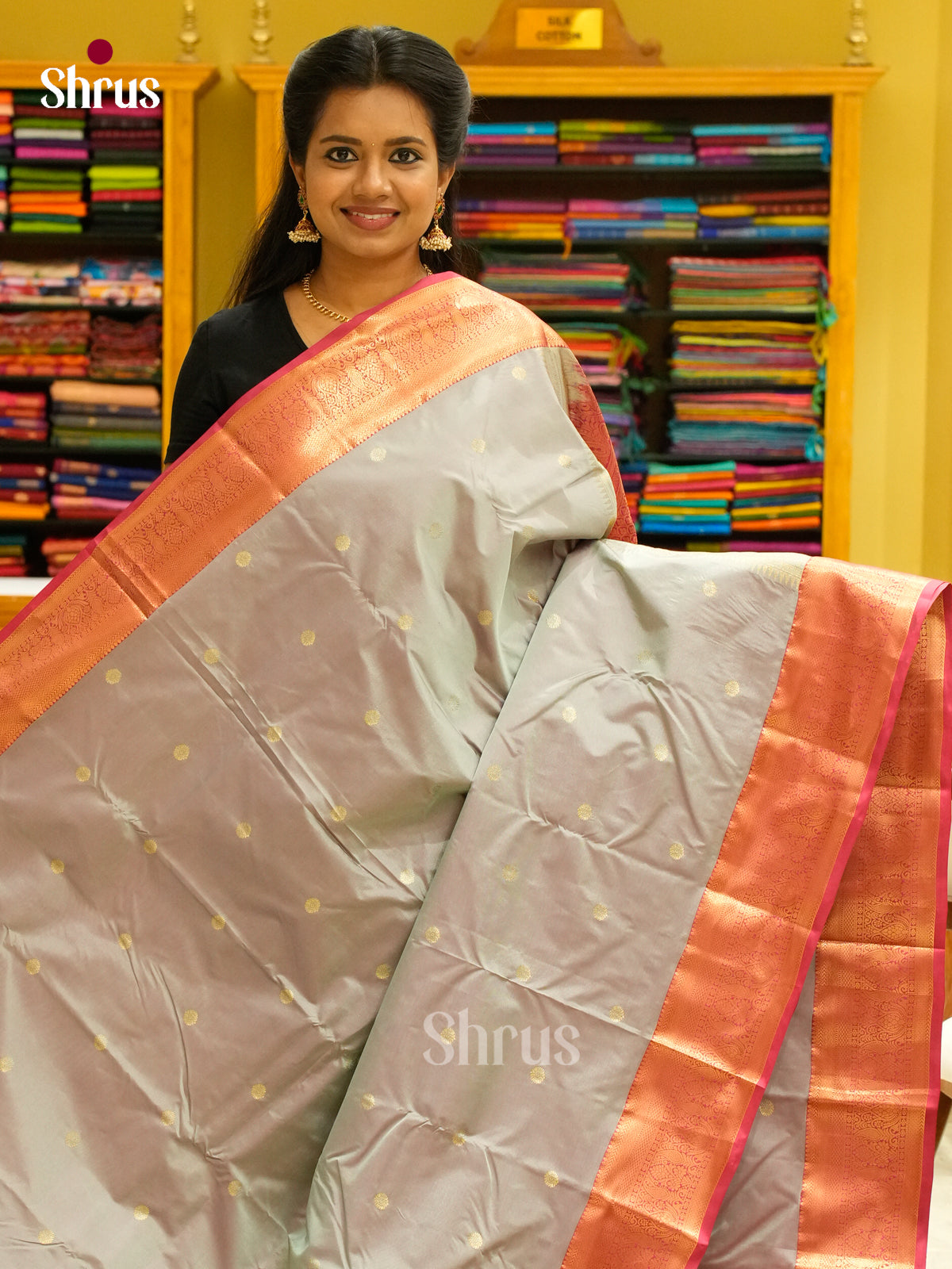 Kanchipuram-halfpure Saree - EH19023