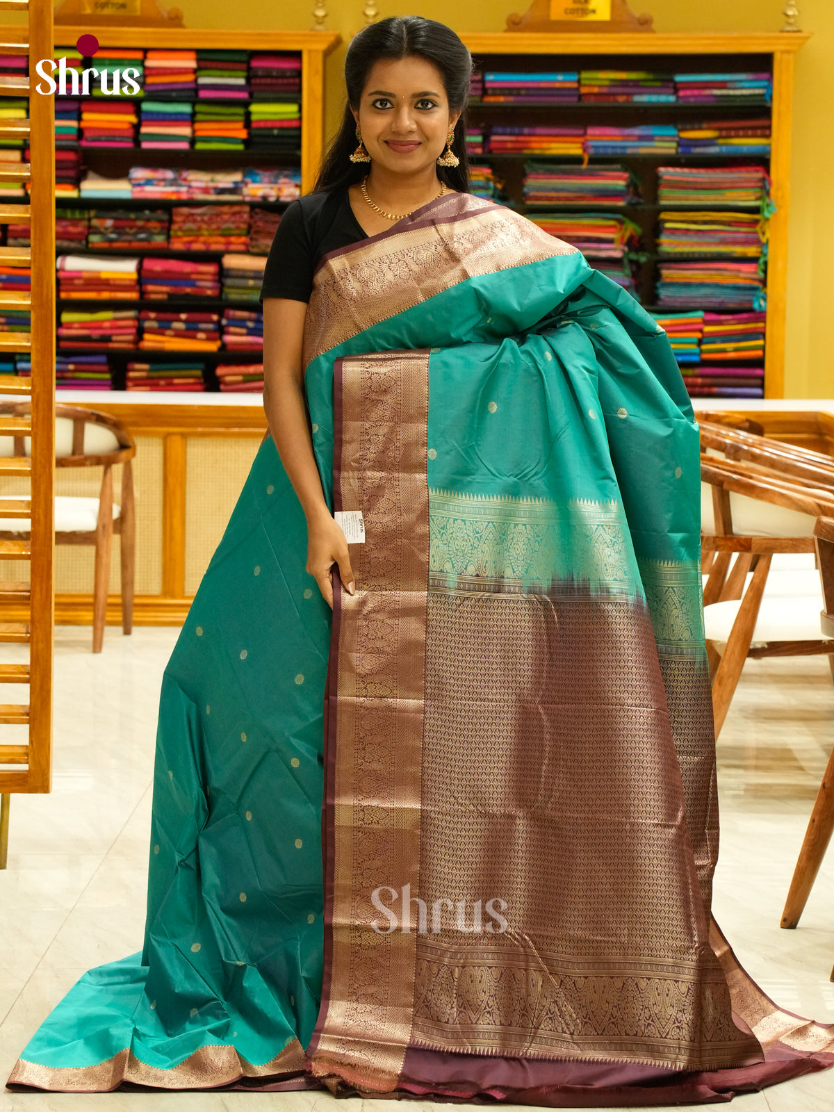 Kanchipuram-halfpure Saree - EH19024