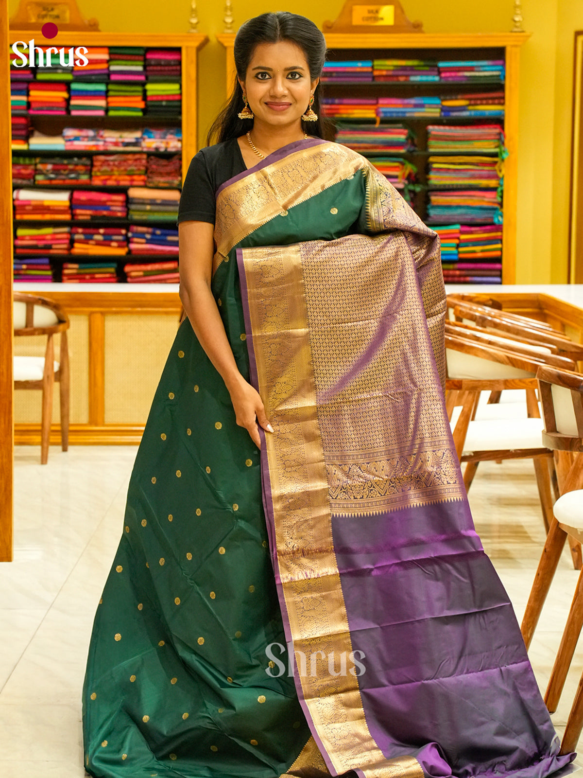 Kanchipuram-halfpure Saree - EH19025