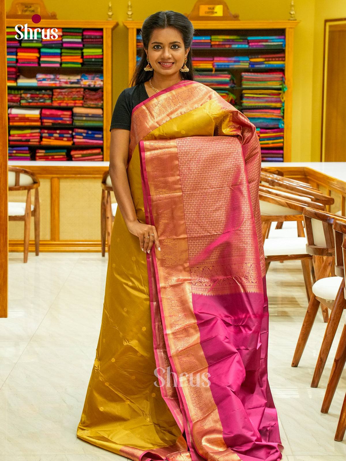 Kanchipuram-halfpure Saree - EH19030